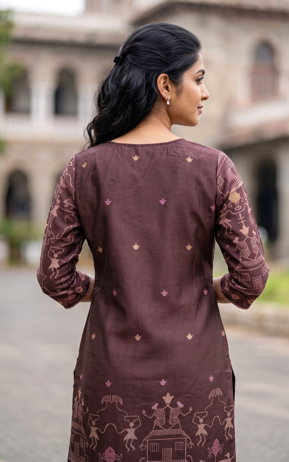 Farhana Cola (Kurti+Pant+Dupatta)