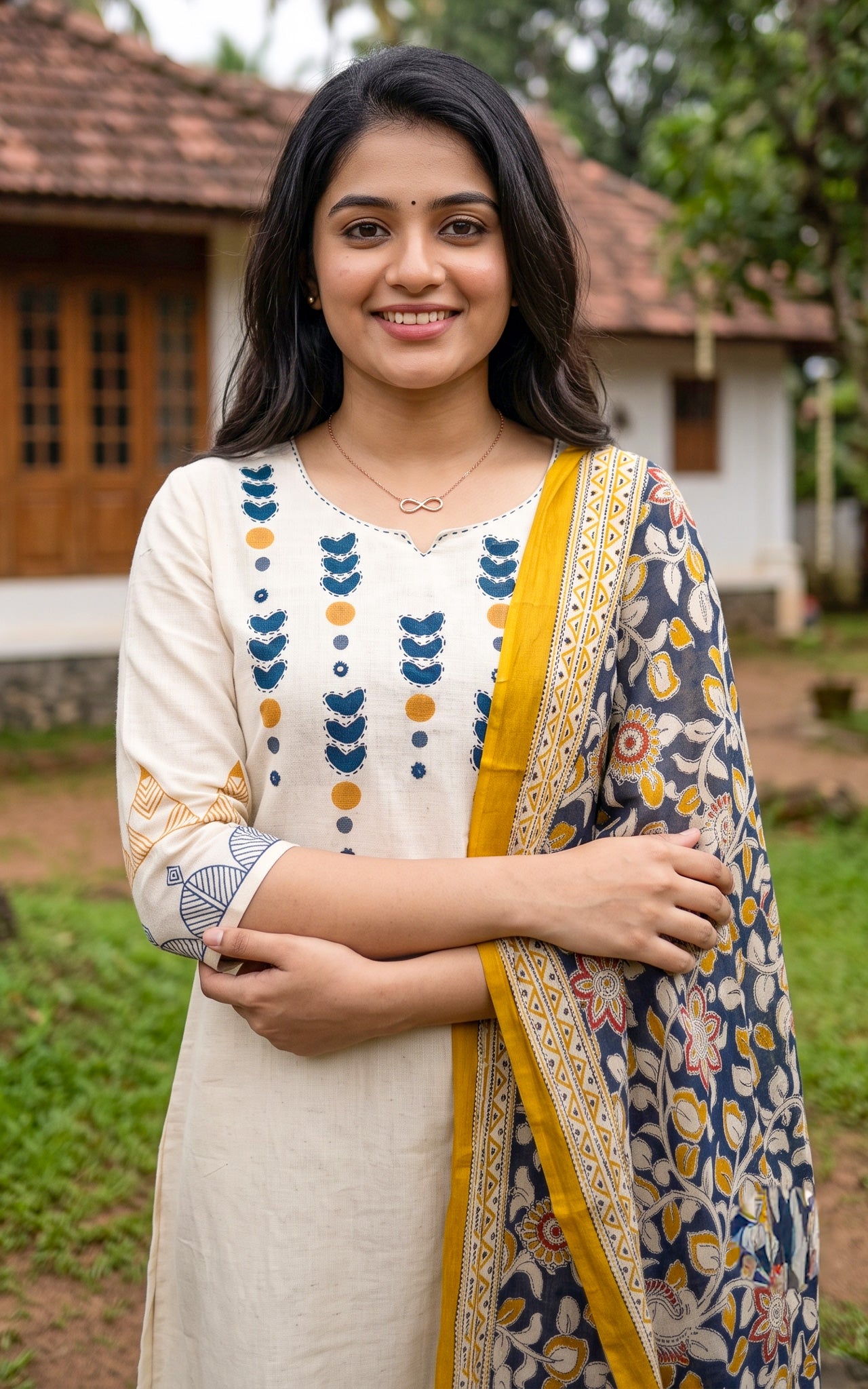 Viyani Handblock(Kurti+Pant+Dupatta)