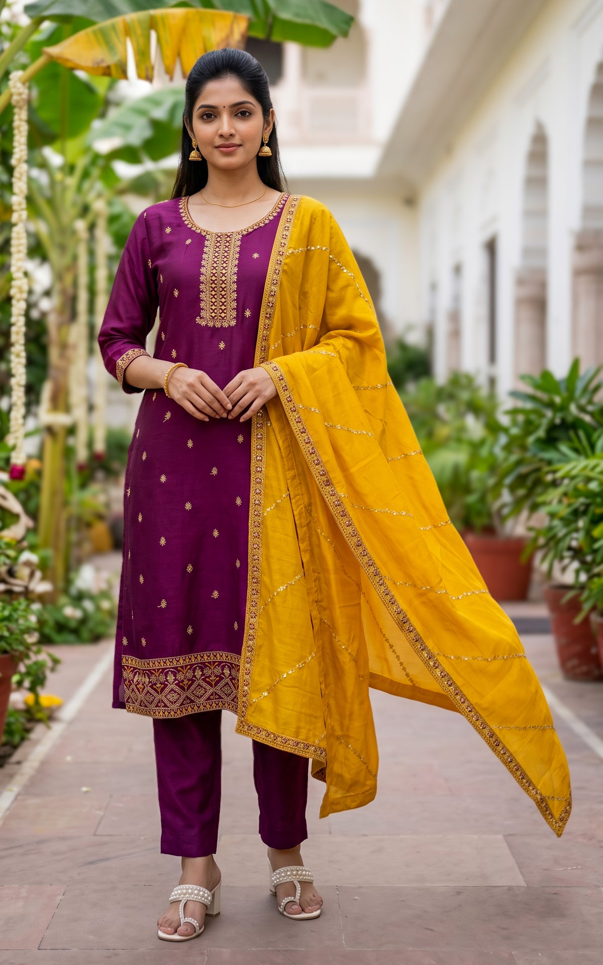 Abhidhya (Kurti+Pant+Dupatta)