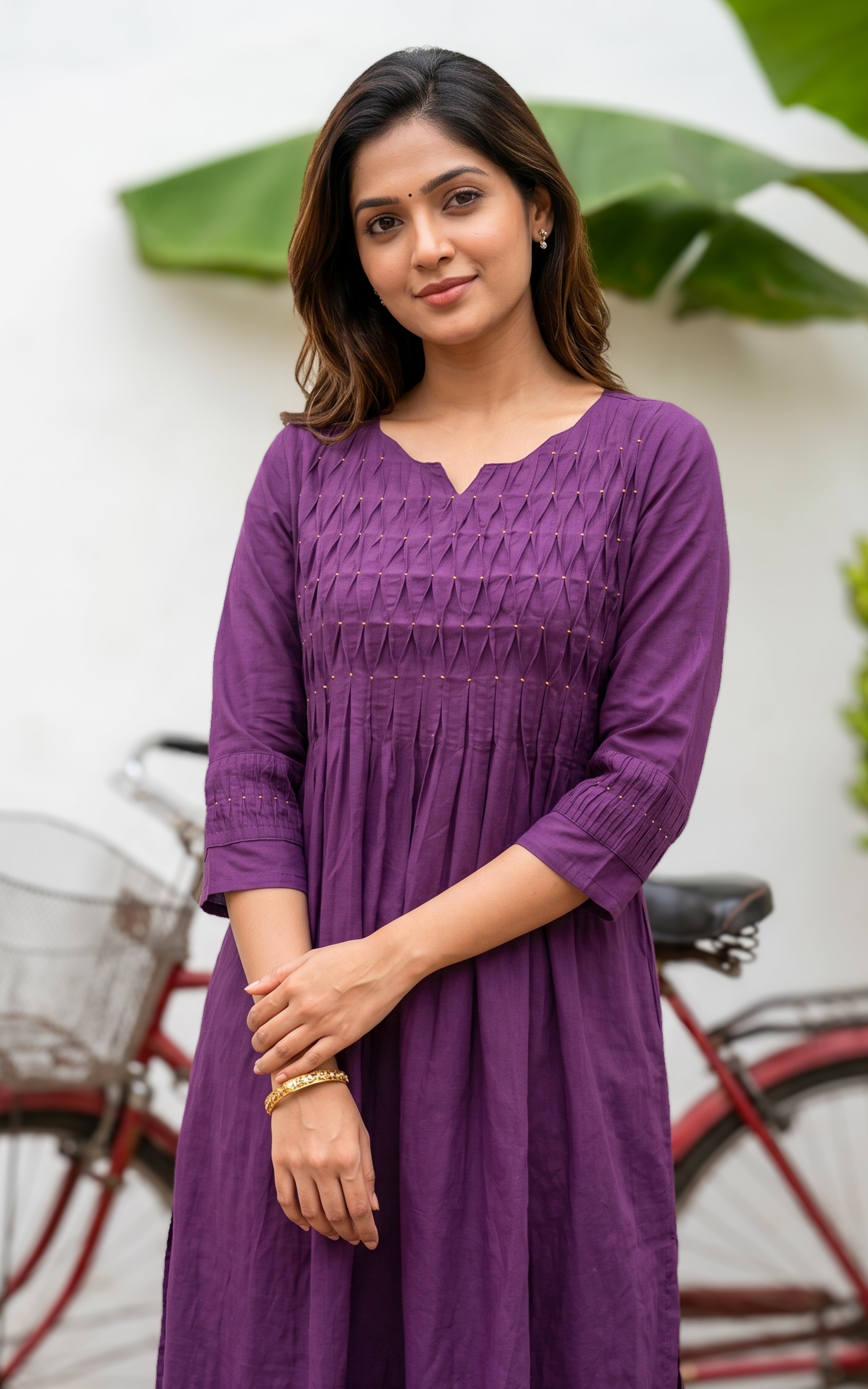 Janu Purple (Kurti+Pant)
