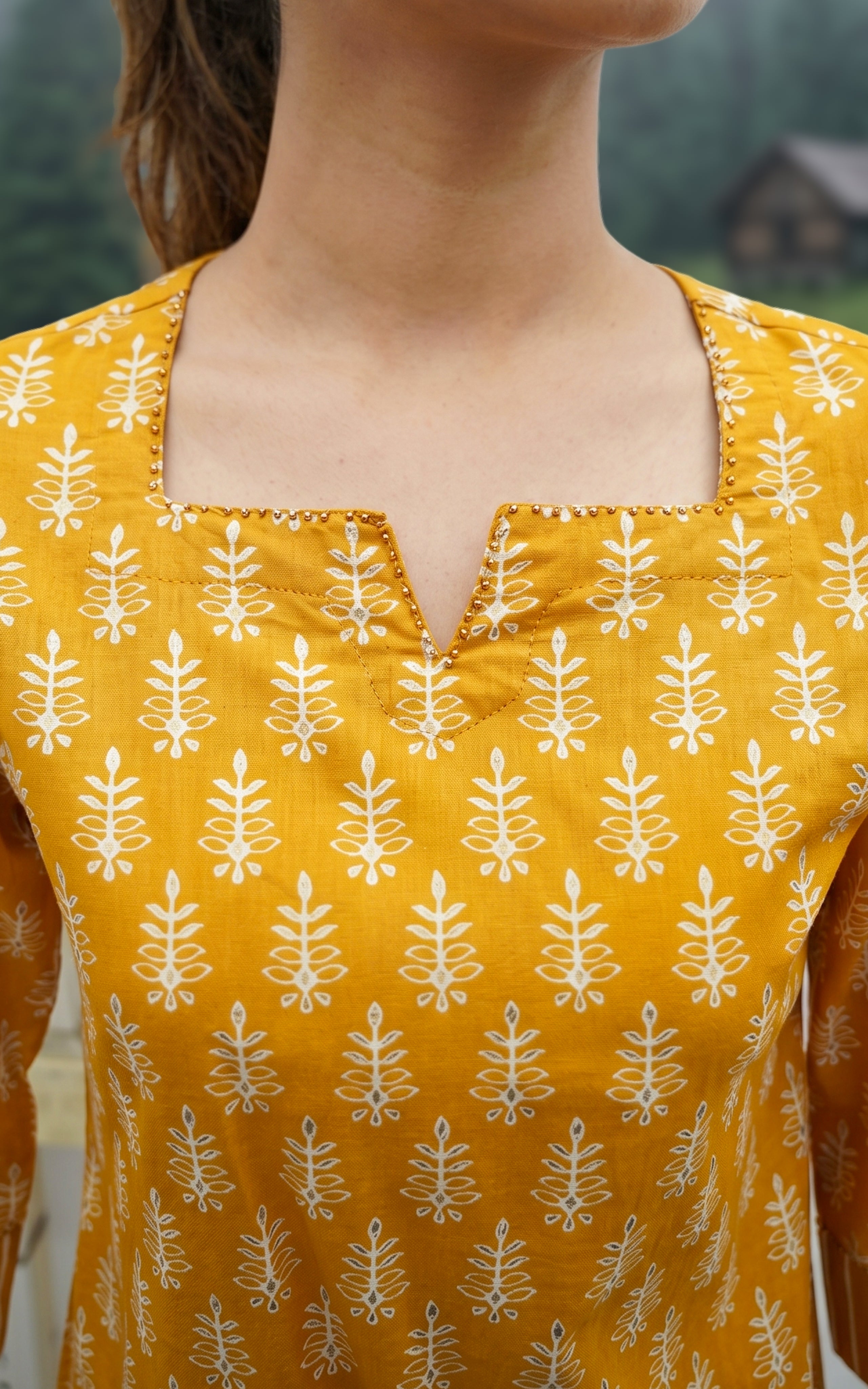 Mrinalini Mustard (Kurti+Pant+Dupatta)