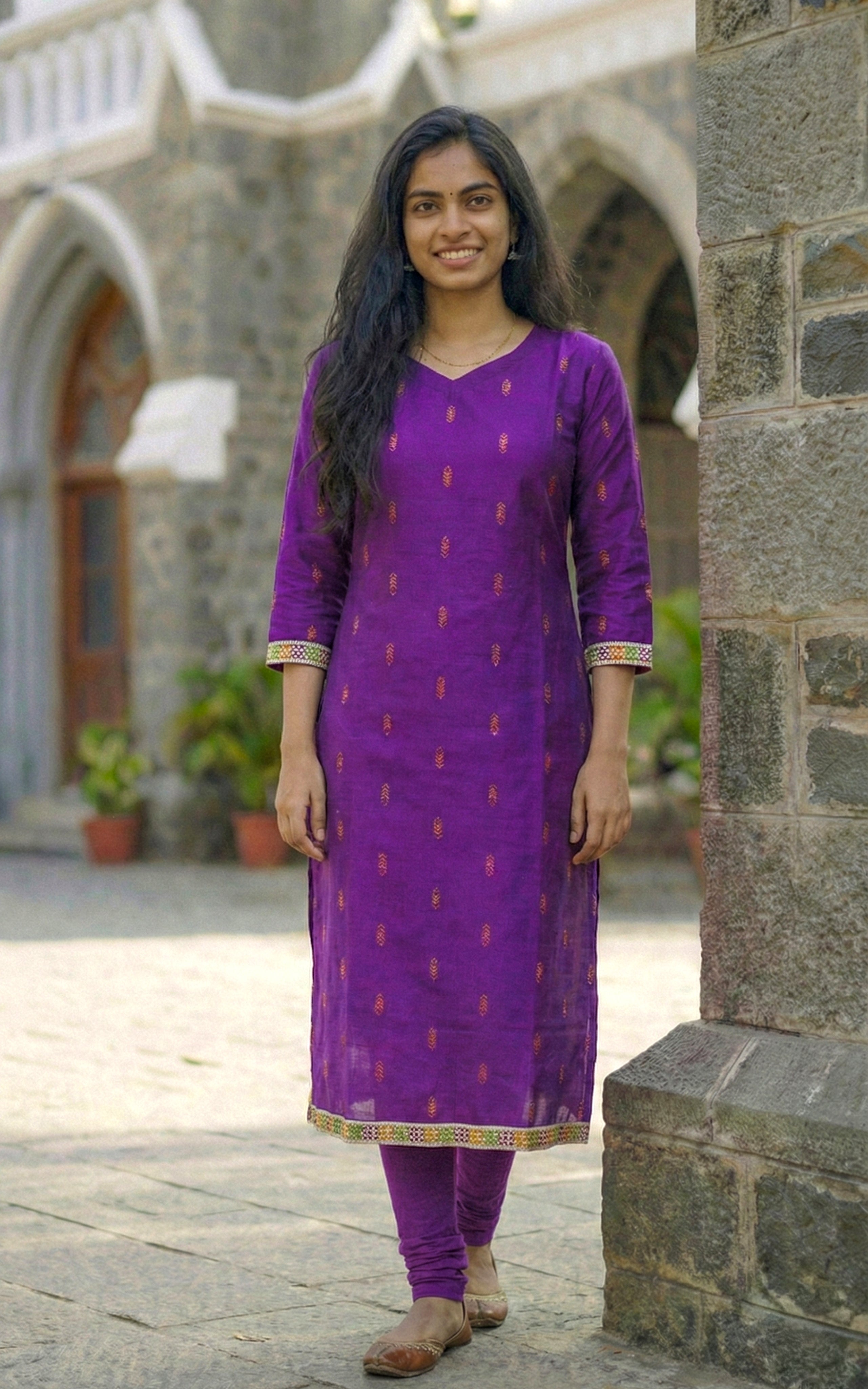 Straight cut kurti for women