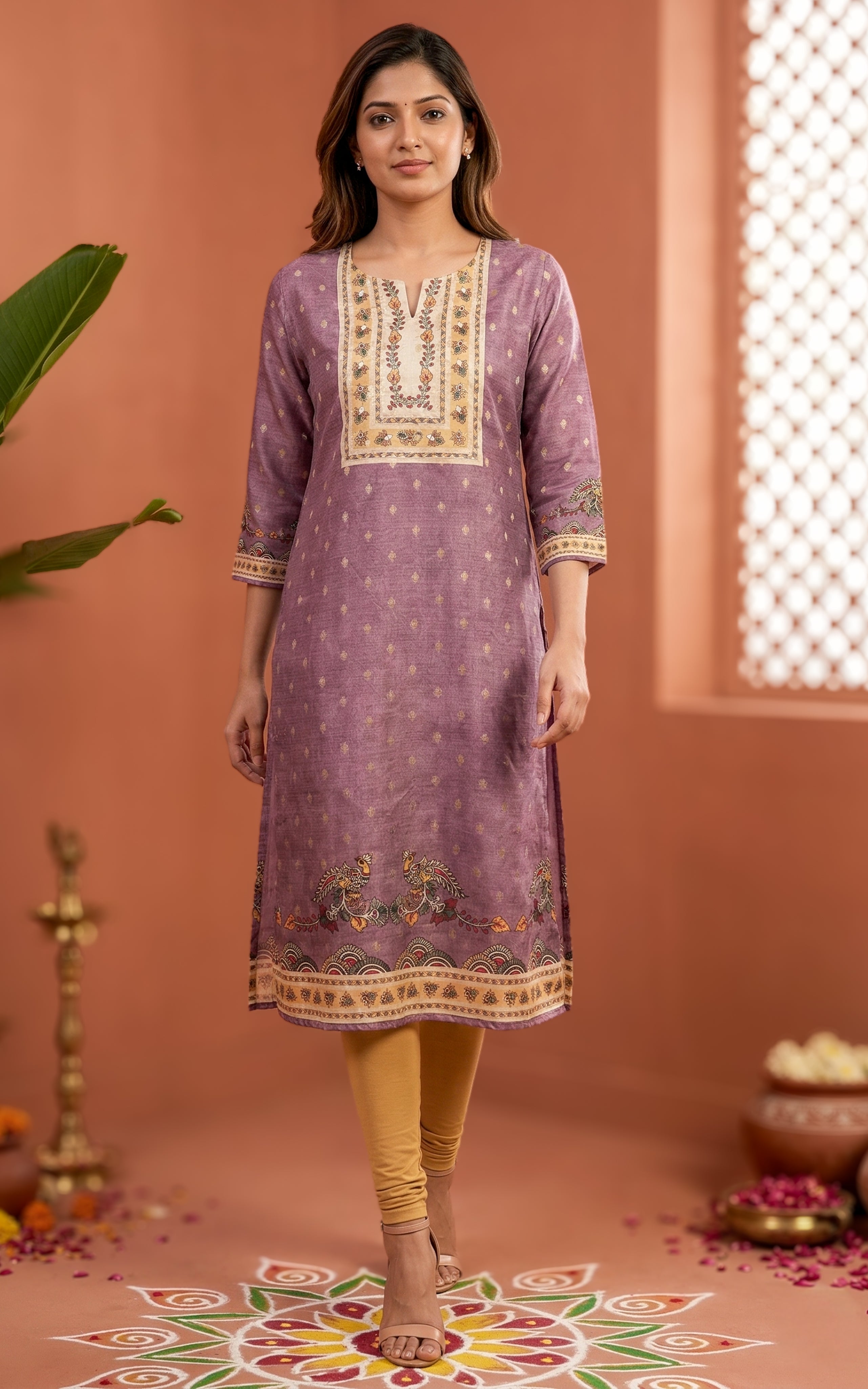 Simple and Comfortable Straight Cut Kurti for Women