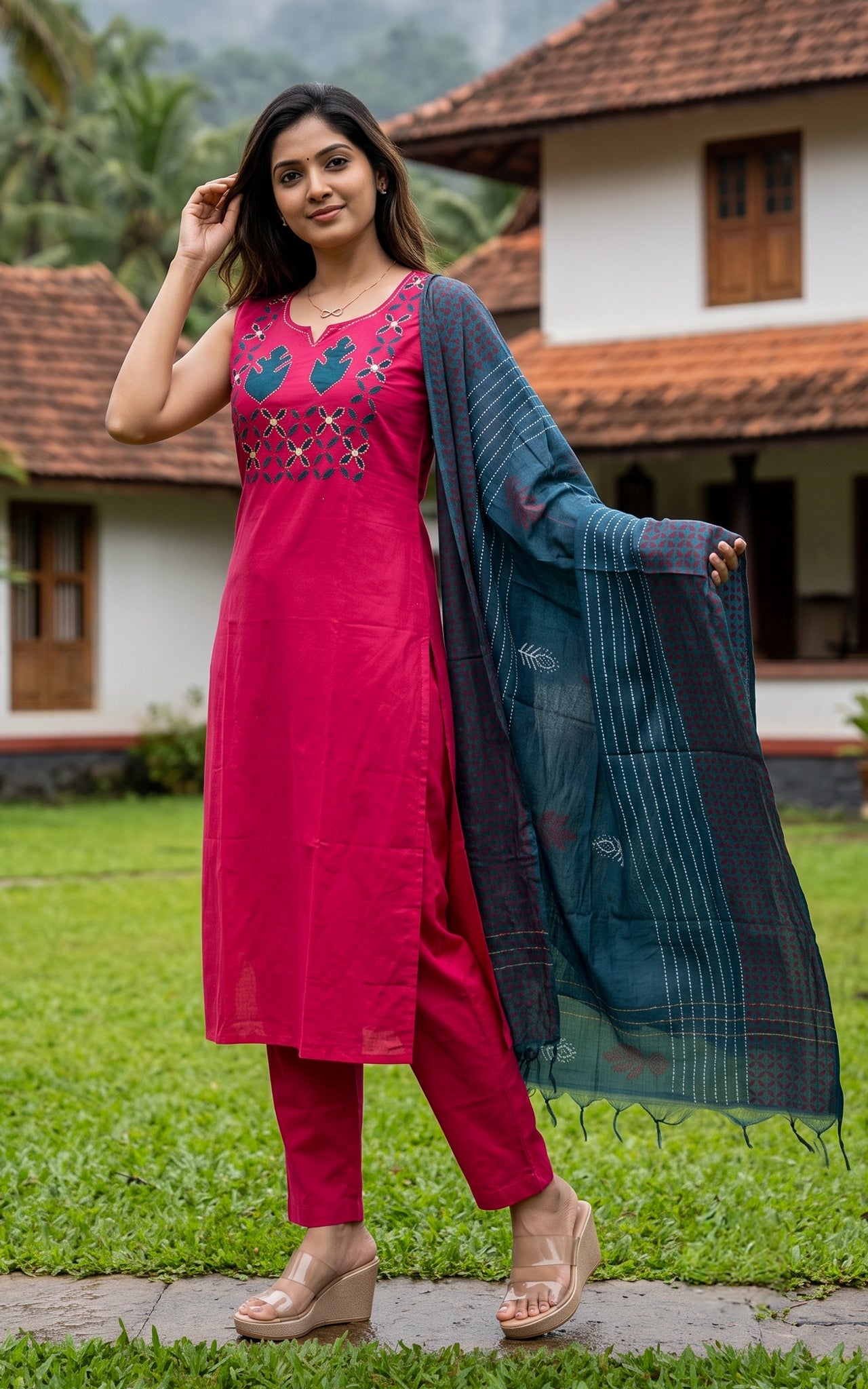 Ilankuzhali (Kurti+Pant+Dupatta)