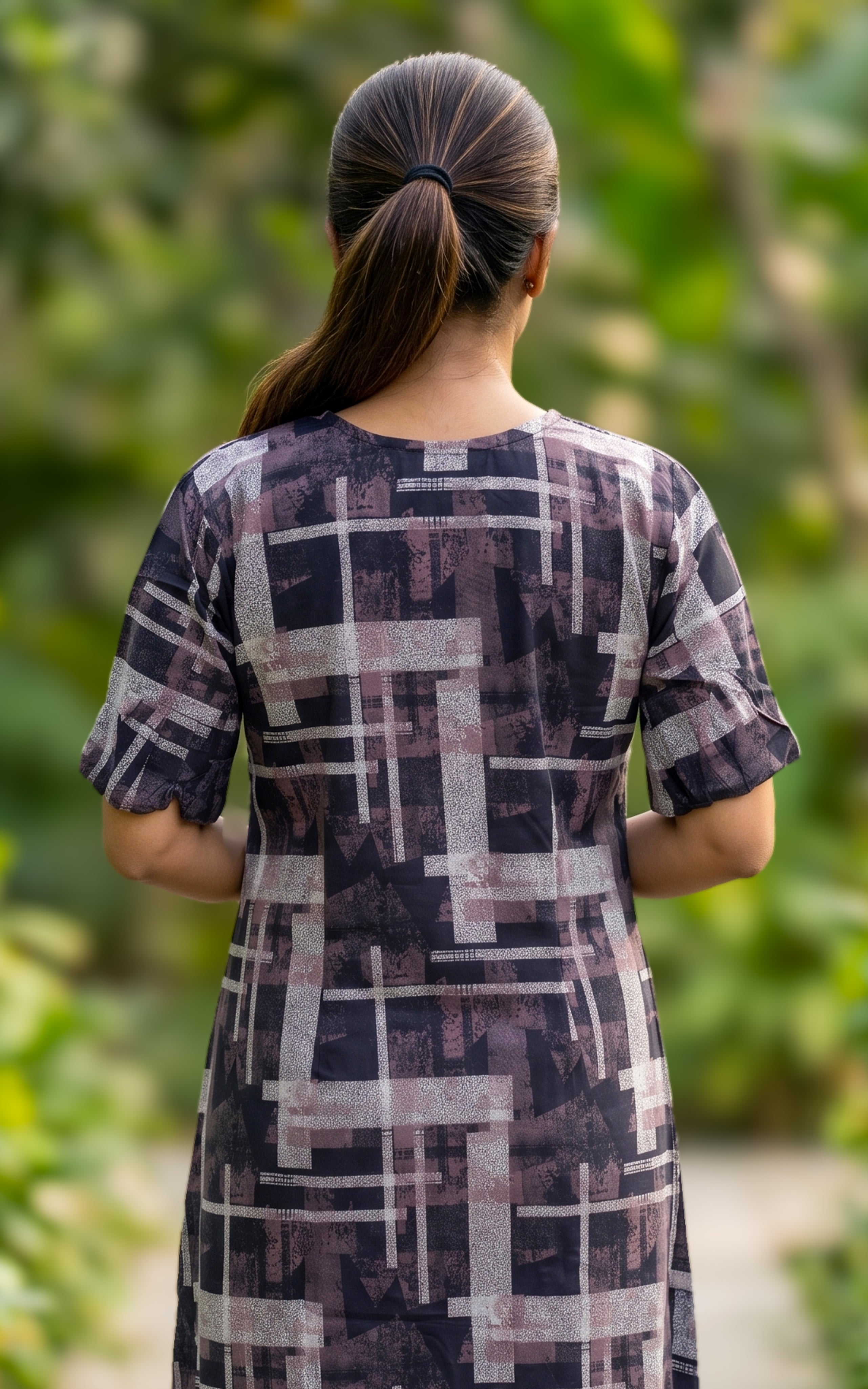 Cotton Straight Fit Nighty-160SS9A