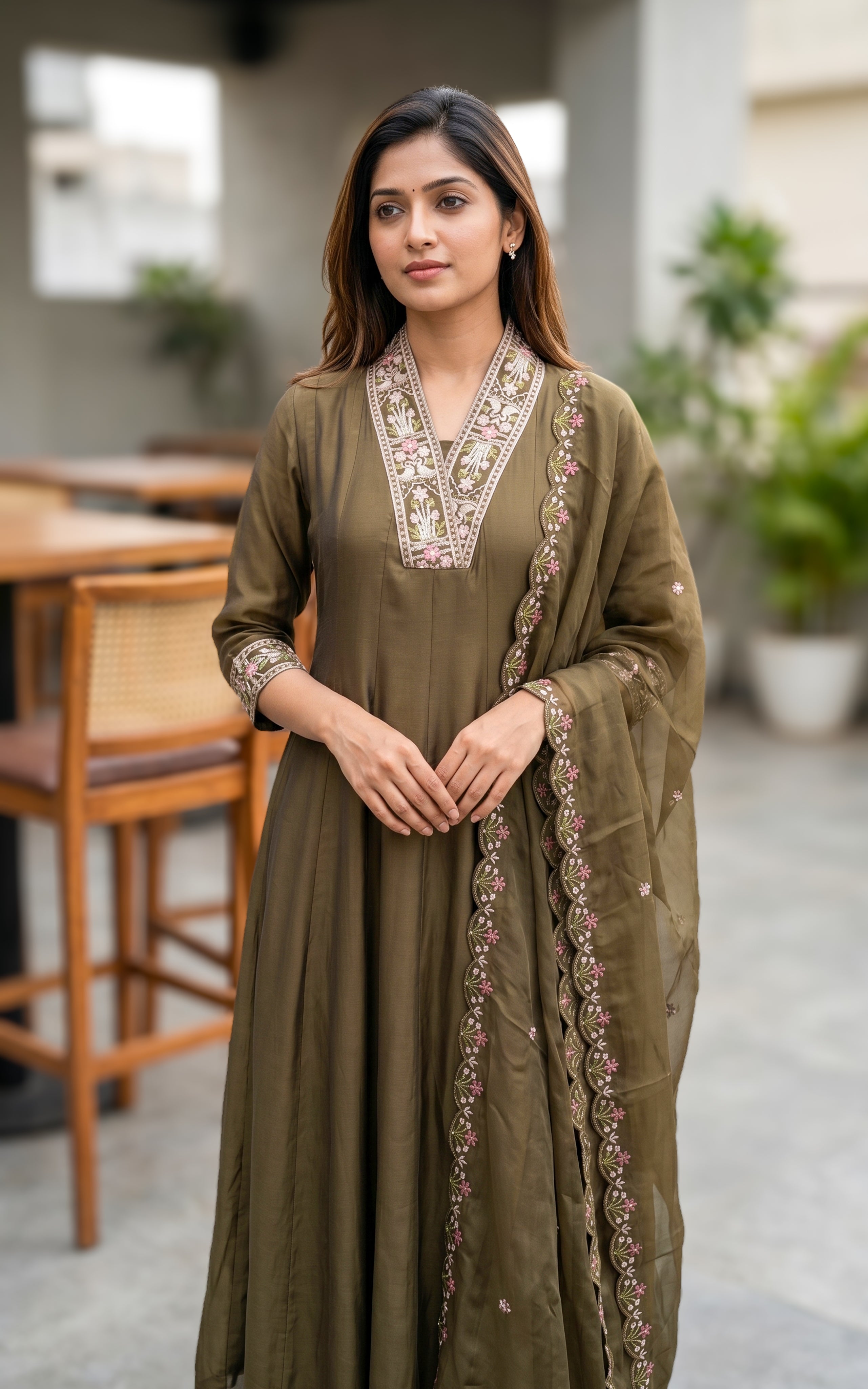 Panimalar B (Kurti+Dupatta)