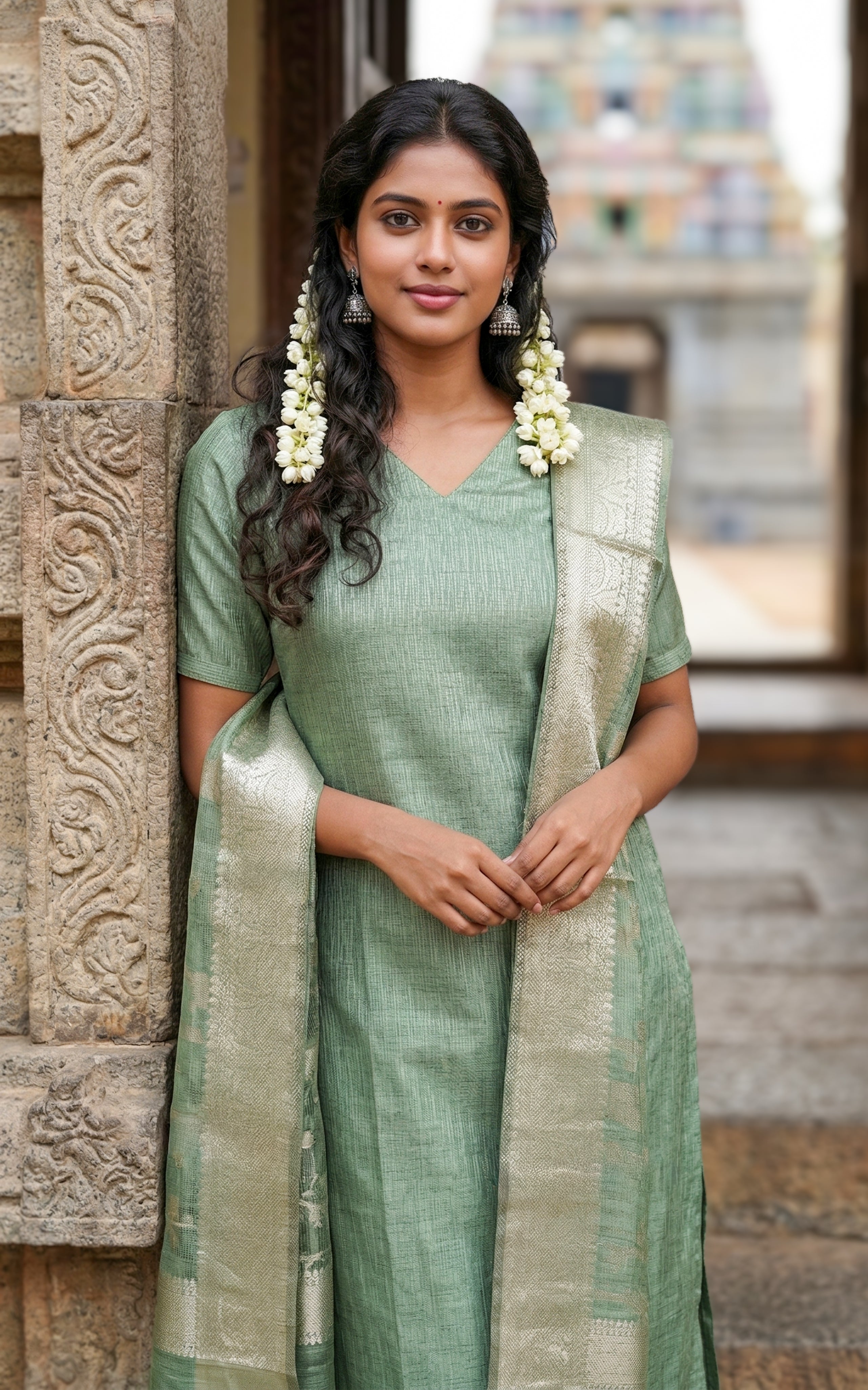Leelavathi B (Kurti+Dupatta)