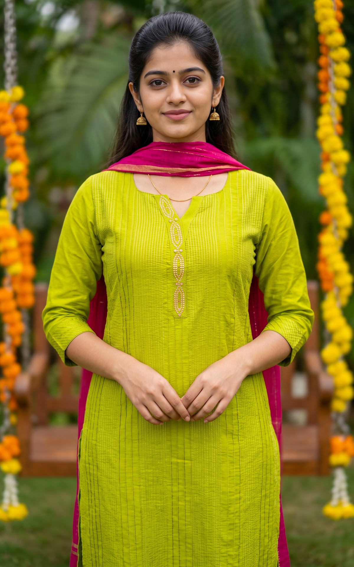 Delisha Green (Kurti+Dupatta)