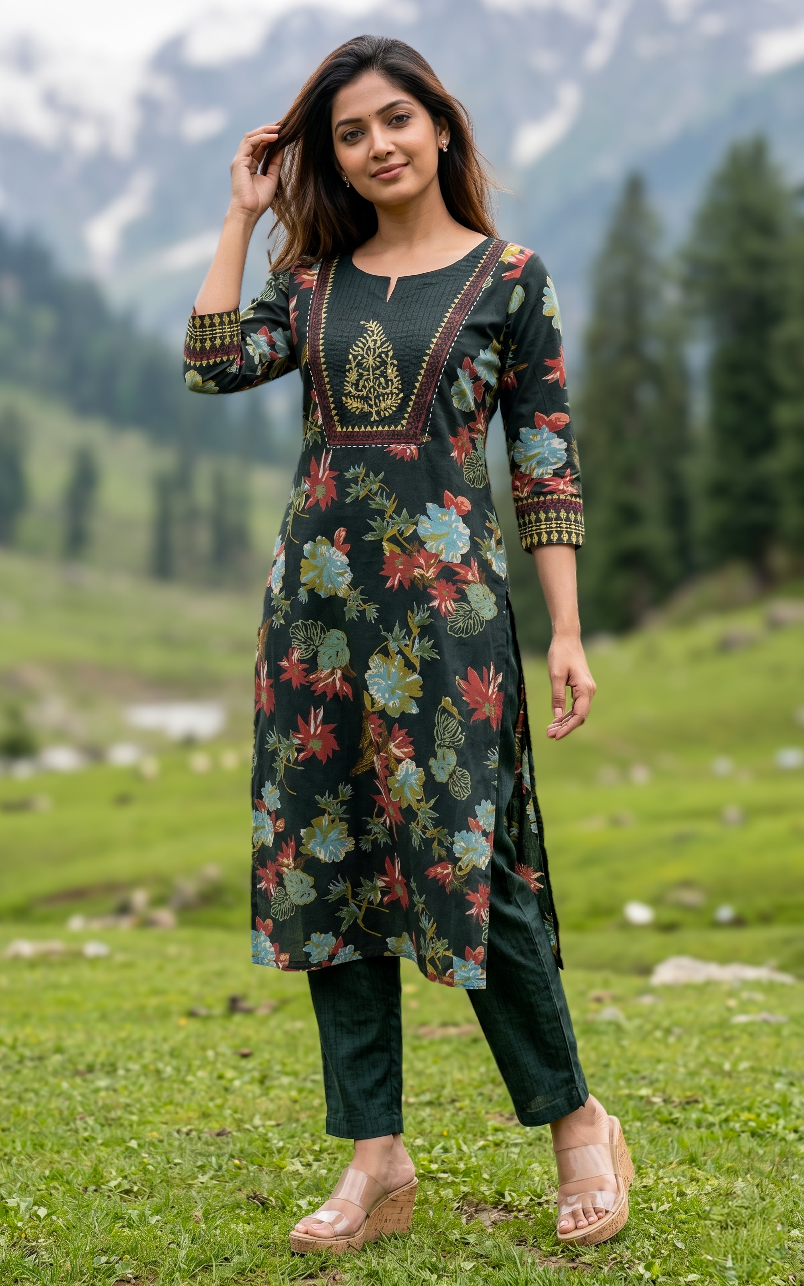 All day wear cotton kurti for women
