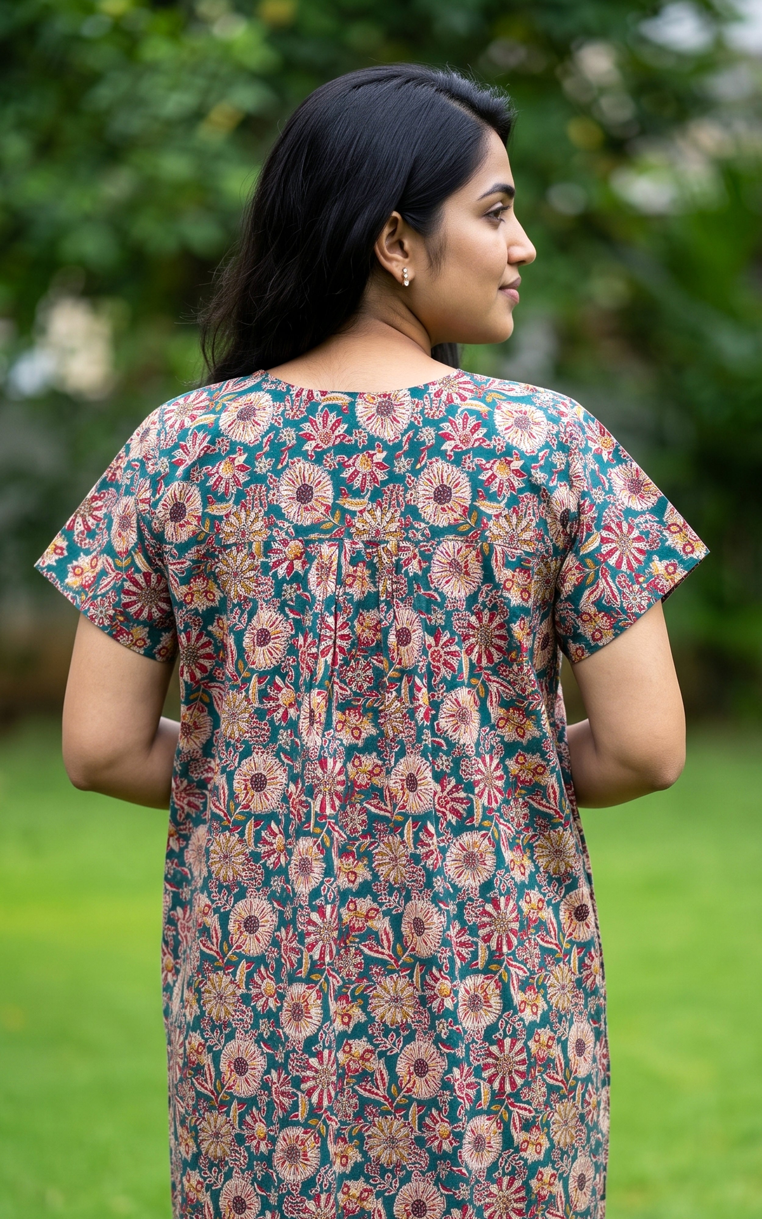 Cotton Straight Fit Nighty-164SS11B