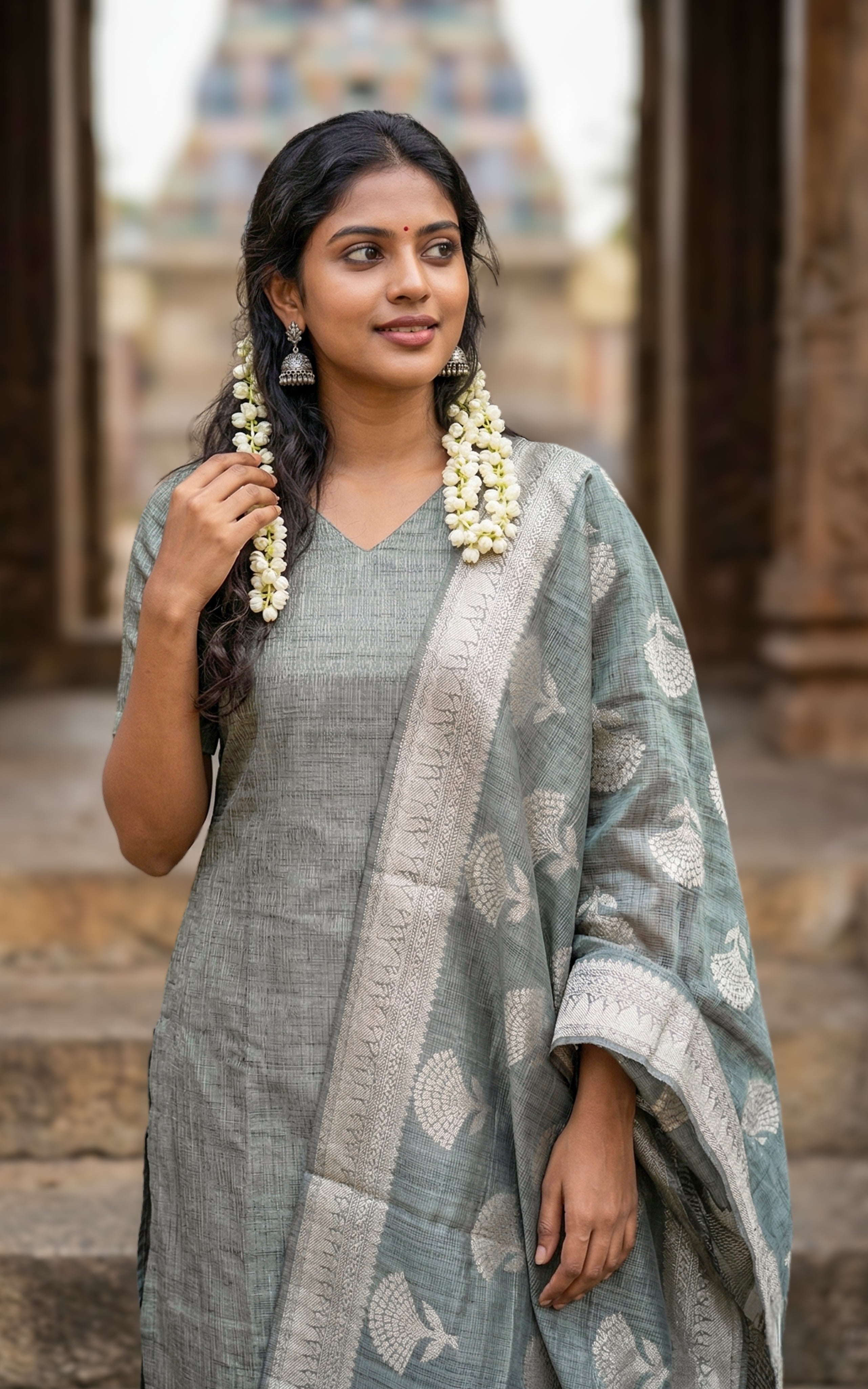 Jeyakodi B (Kurti+Dupatta)