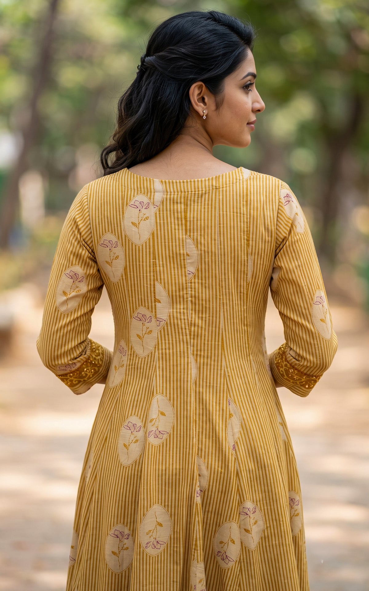 Sneha Mustard (Kurti+Dupatta)