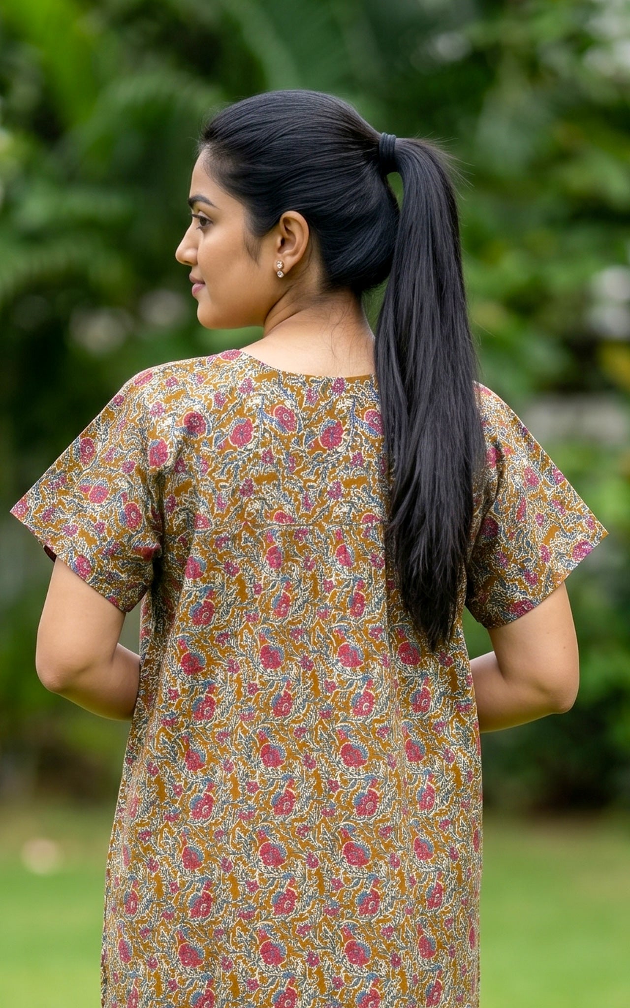 Cotton Straight Fit Nighty-162SS12A