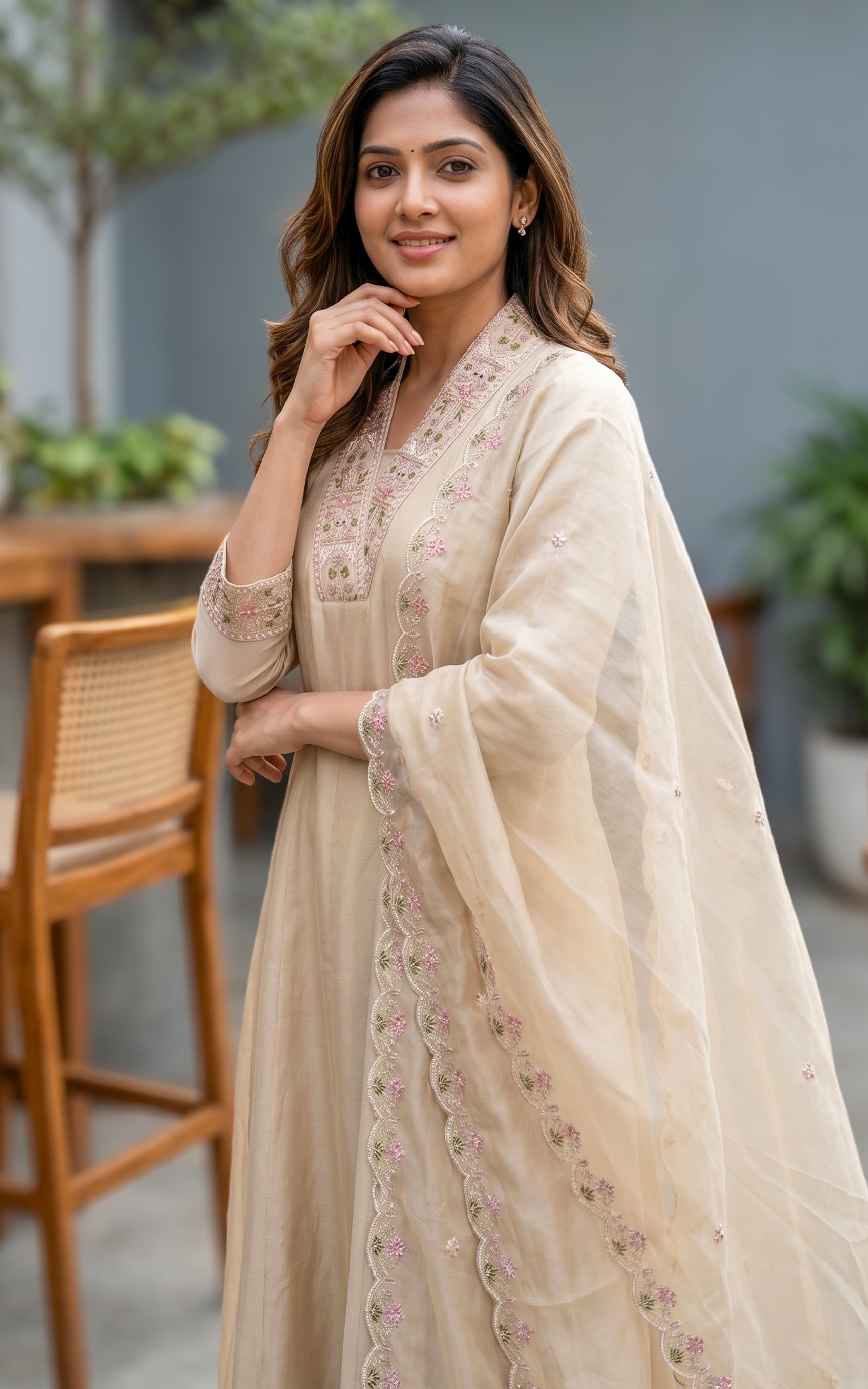 Panimalar A (Kurti+Dupatta)