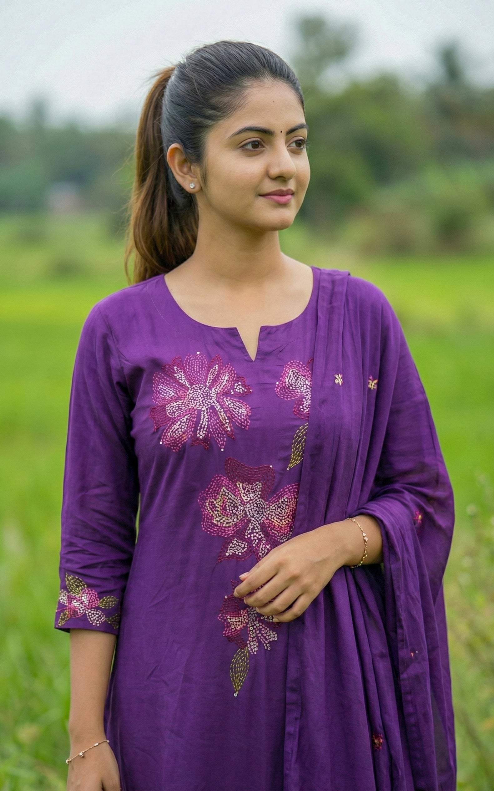 Cathy (Kurti+Pant+Dupatta)