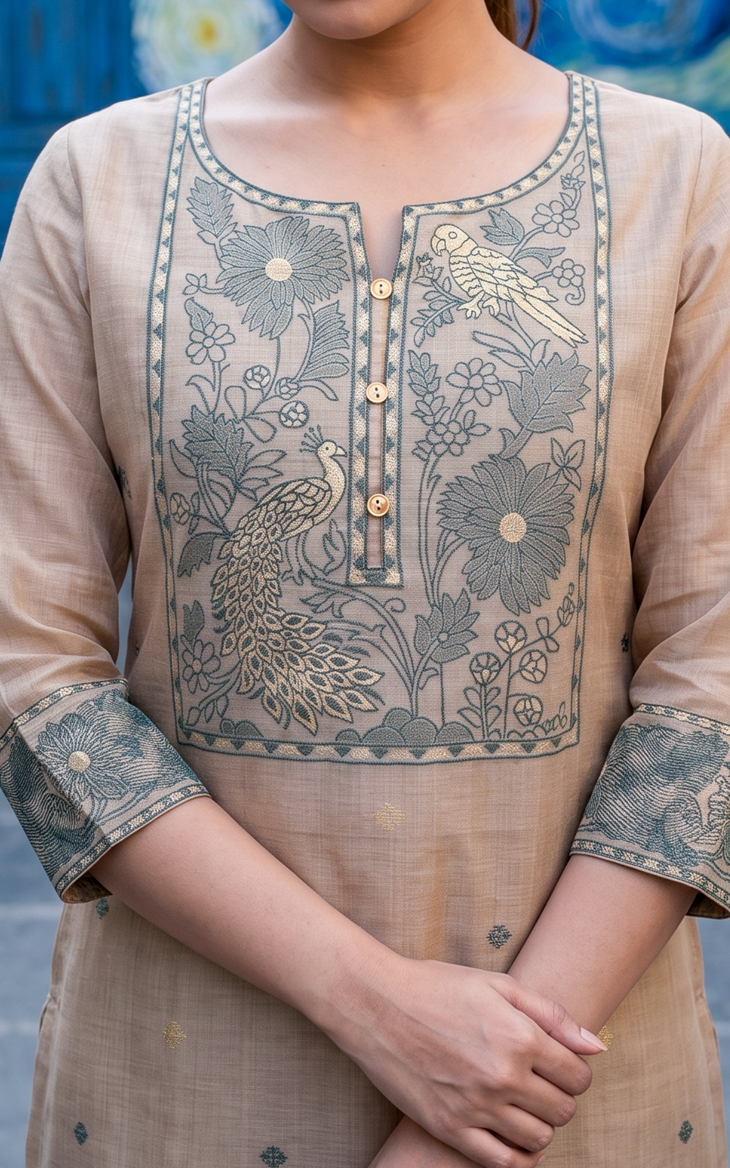 Bhavani (Kurti+Pant+Dupatta)