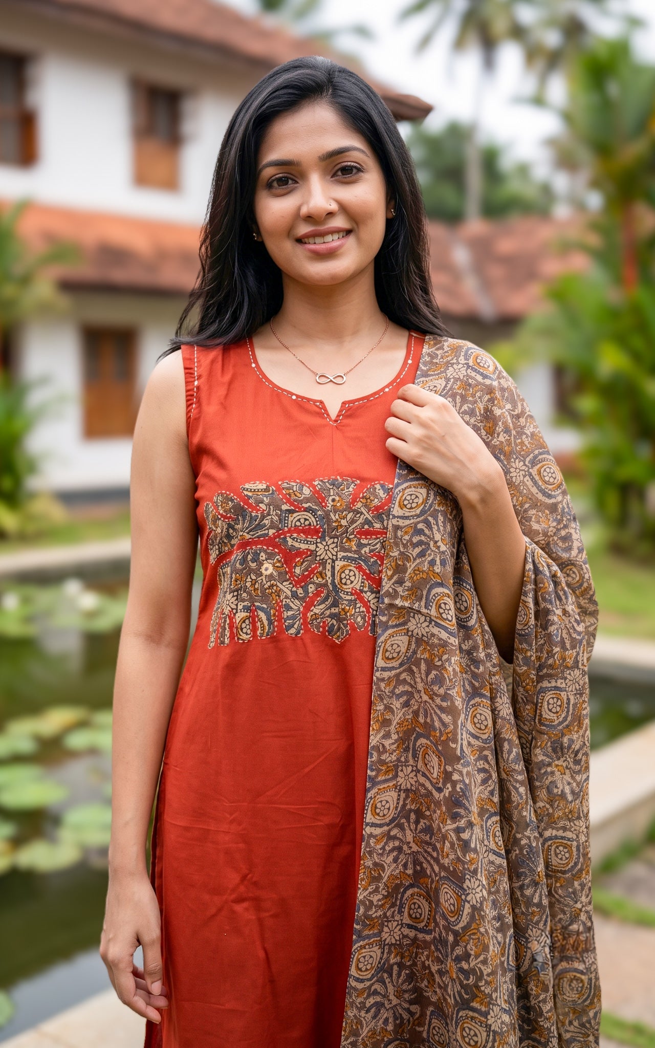 Yamila Handblock (Kurti+Pant+Dupatta)