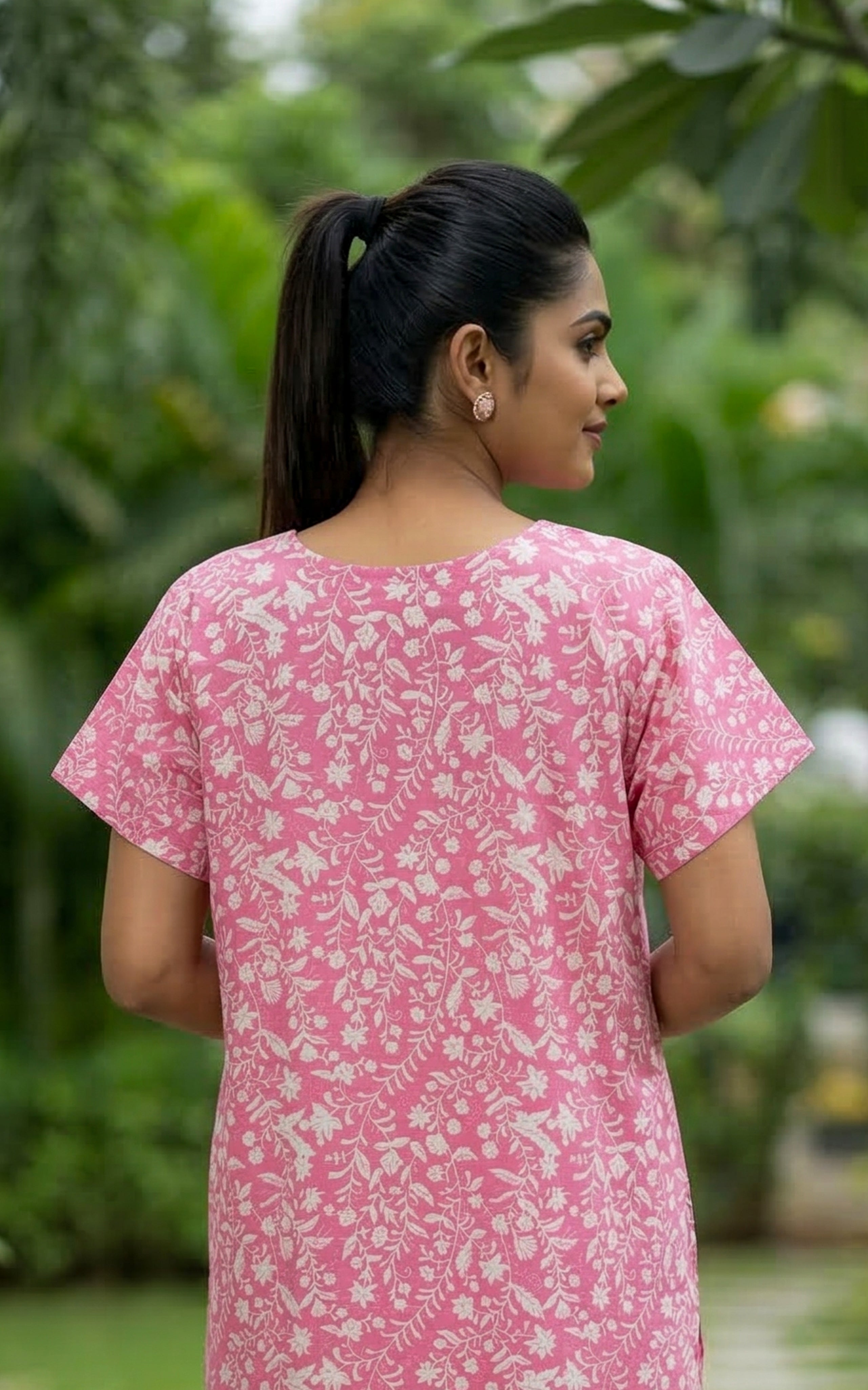 Cotton Straight Fit Nighty-159SS1