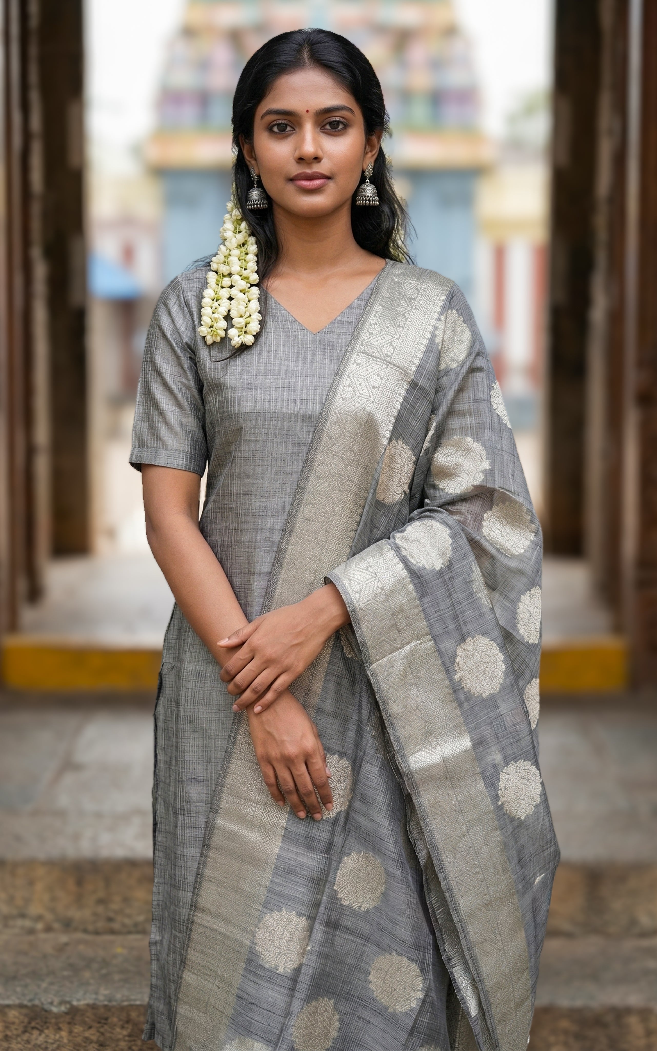 Jeyakodi A (Kurti+Dupatta)