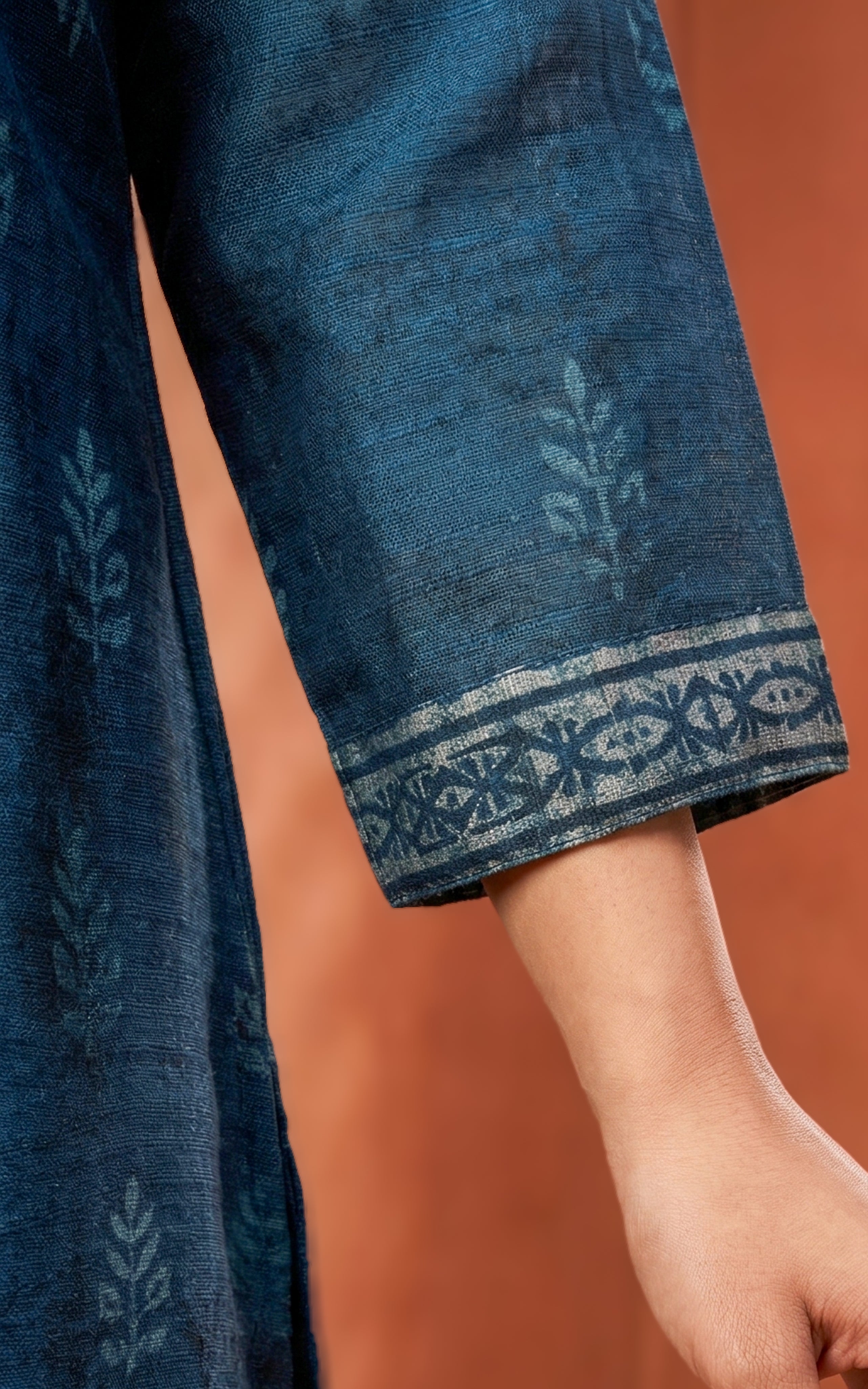 3/4 Sleeve Art Silk Kurti 