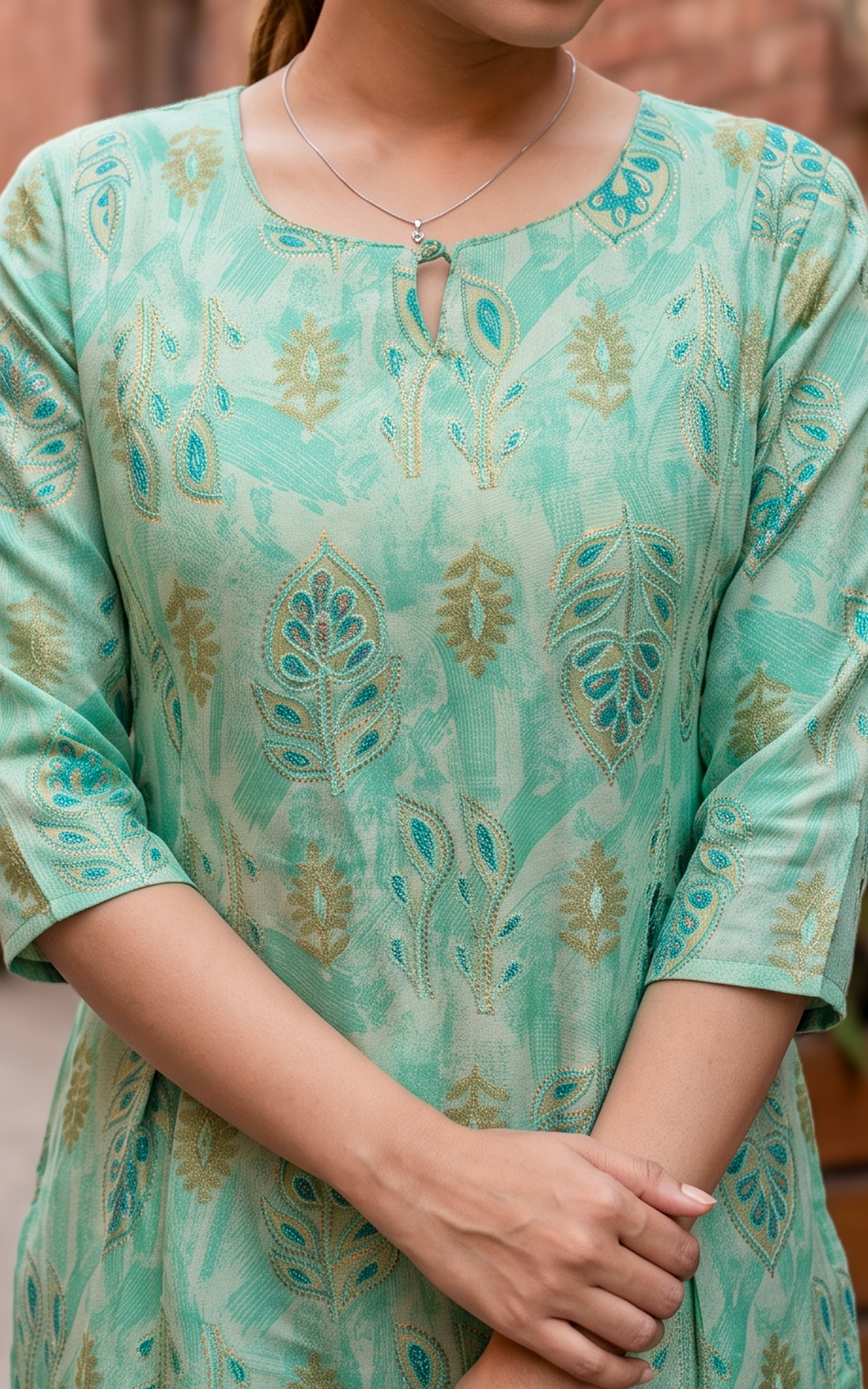 Padmakshi Mint Green