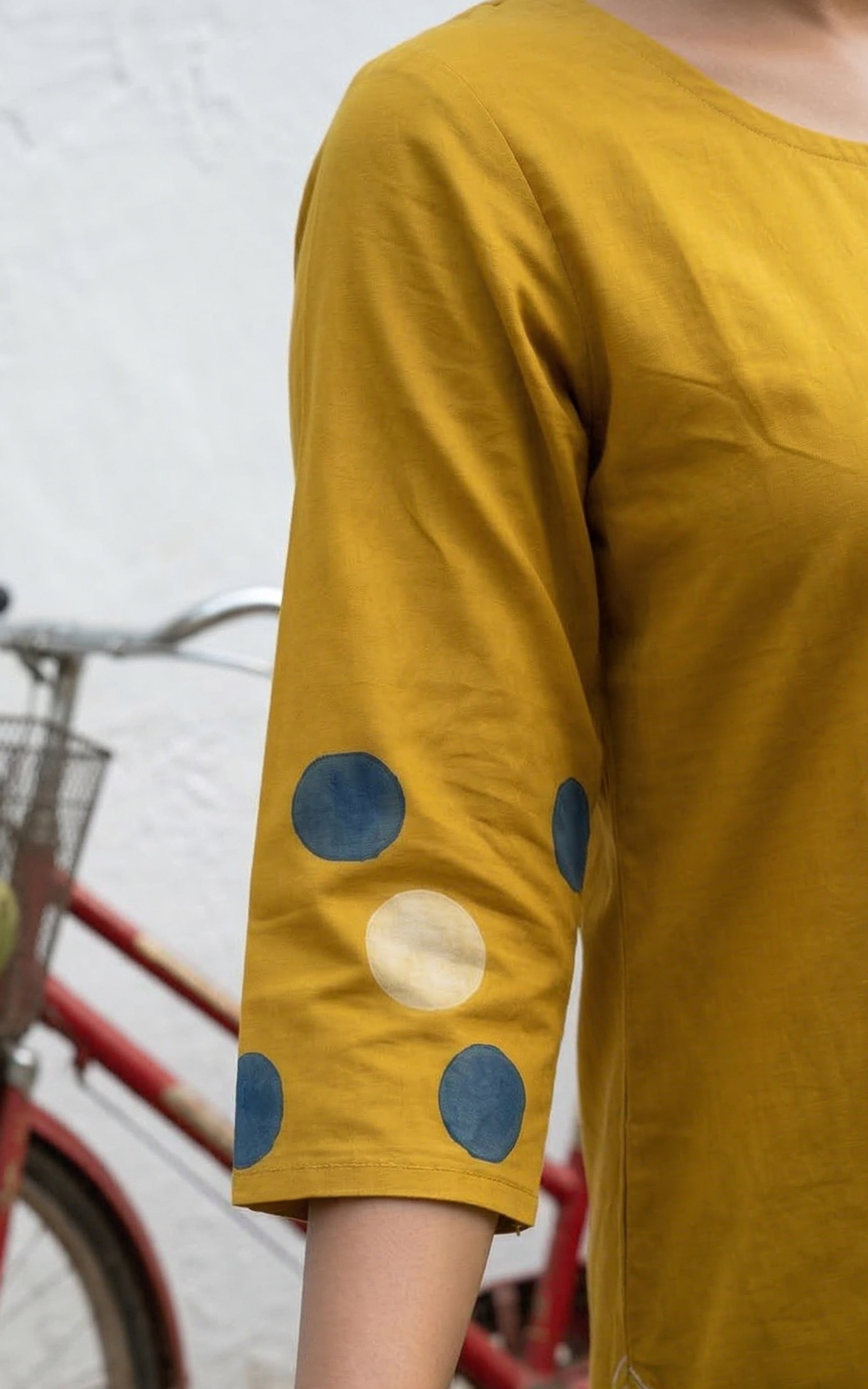 Haridhra Mustard (Kurti+Pant+Dupatta)