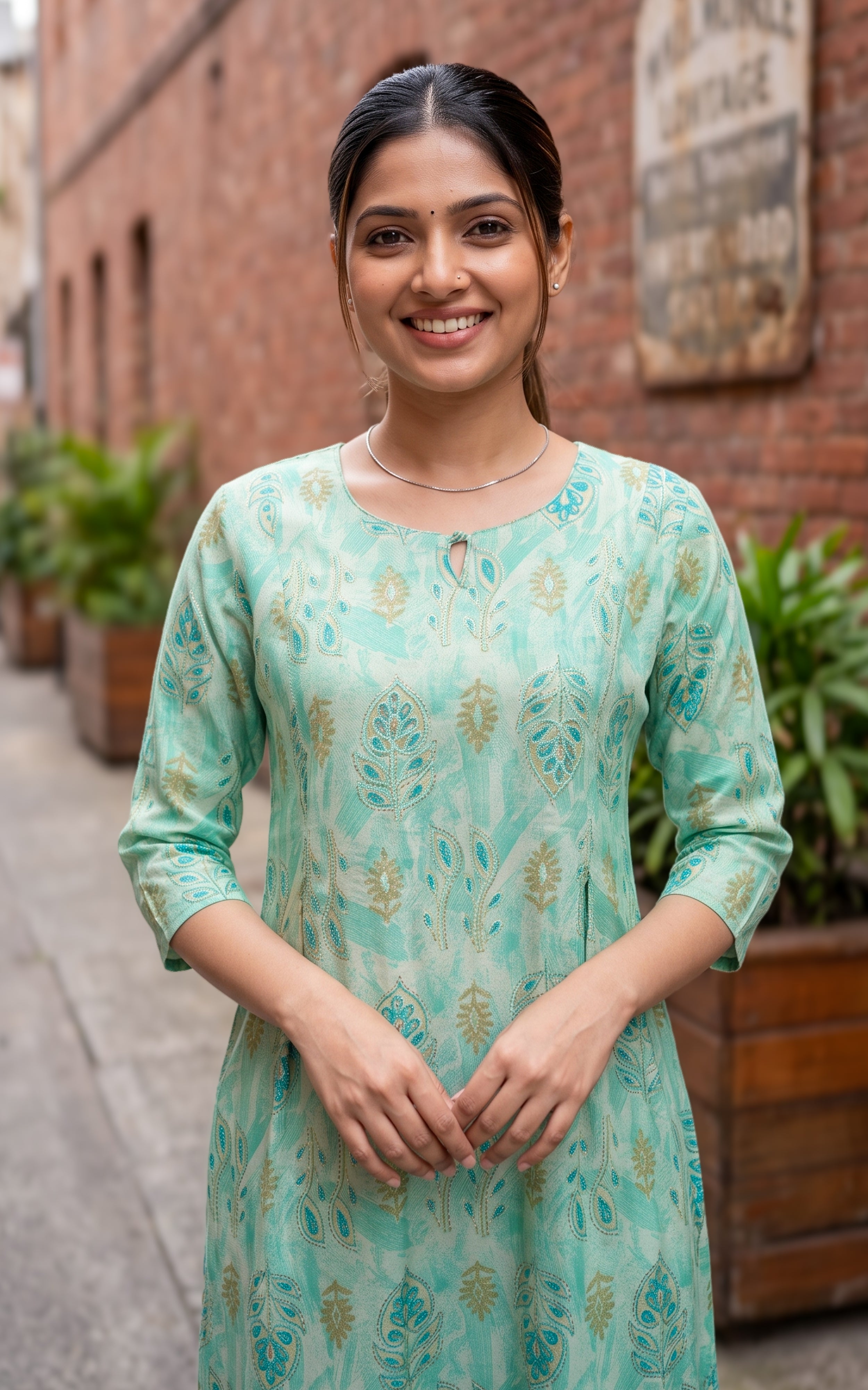 Padmakshi Mint Green