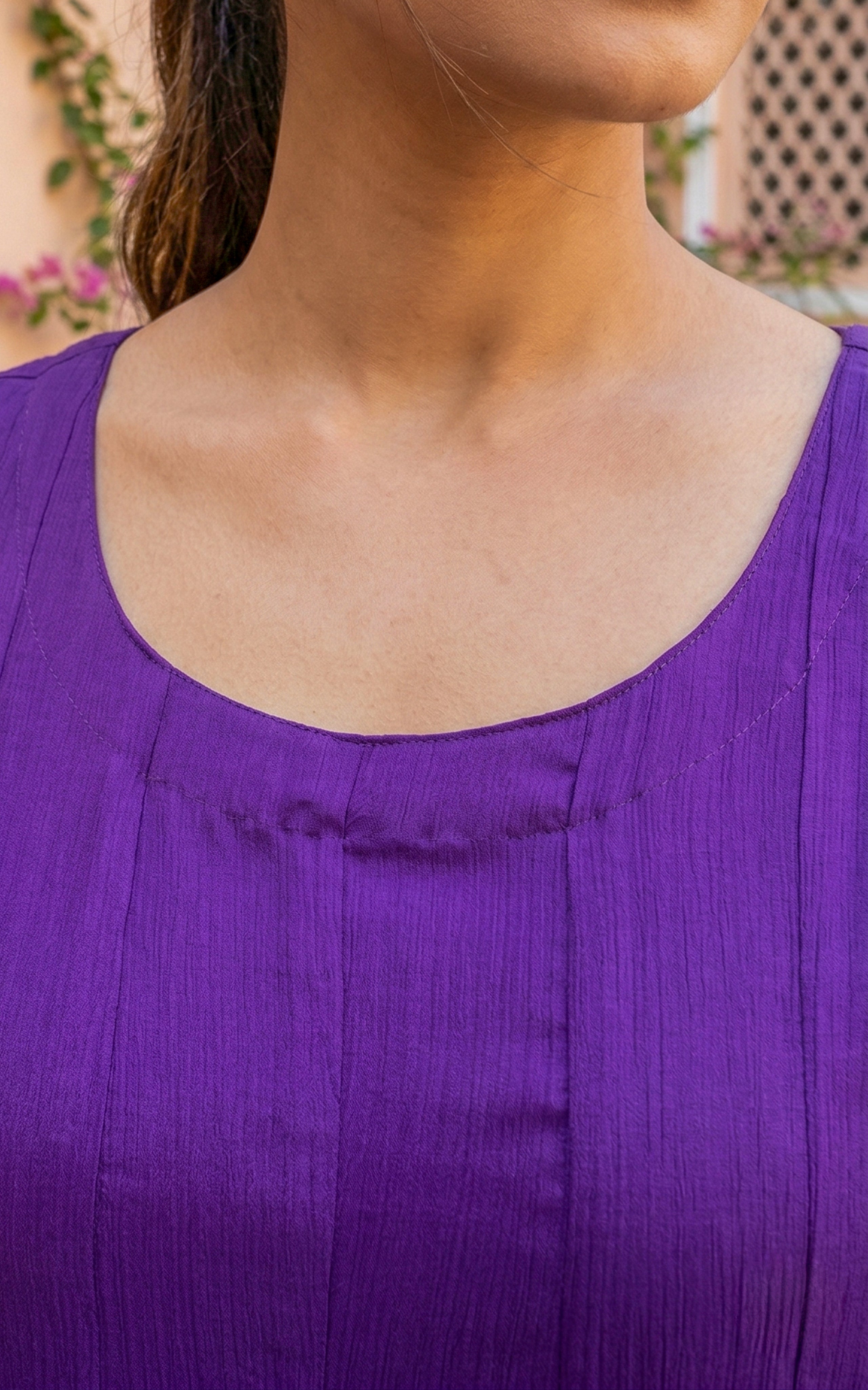 Sreelakha Violet (Kurti+Dupatta)