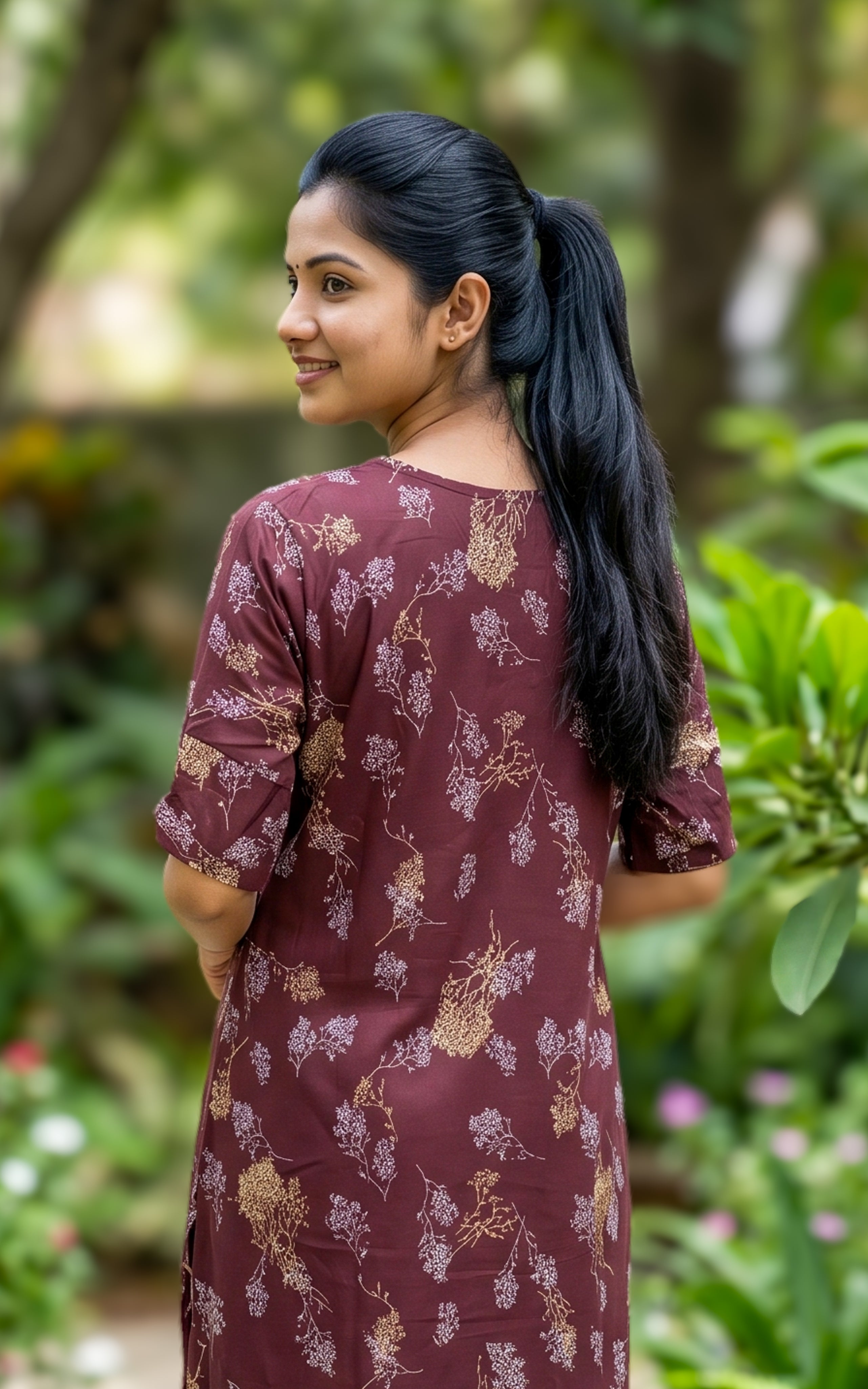Cotton Straight Fit Nighty-160SS3