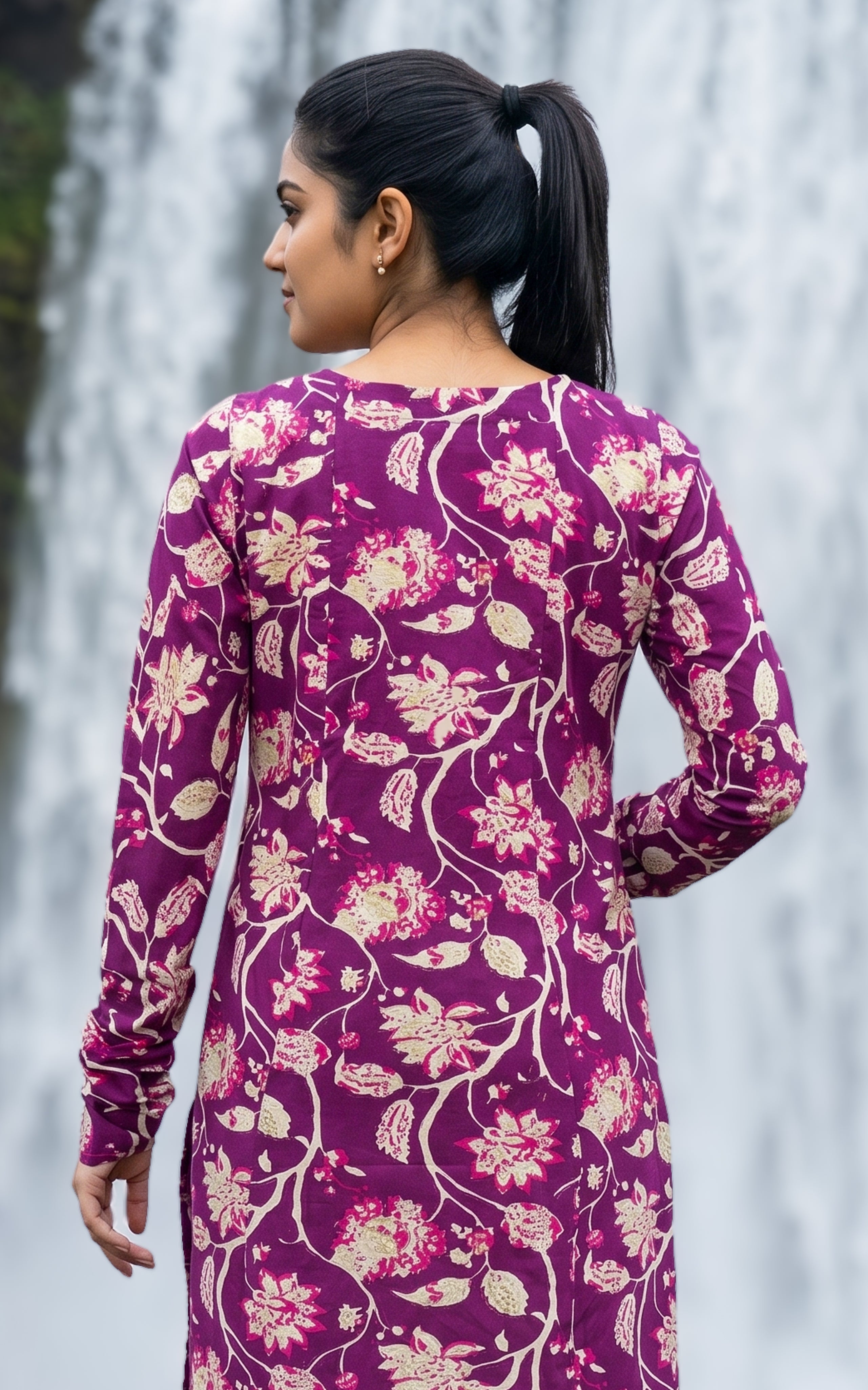 Simple Aline cotton kurti for women