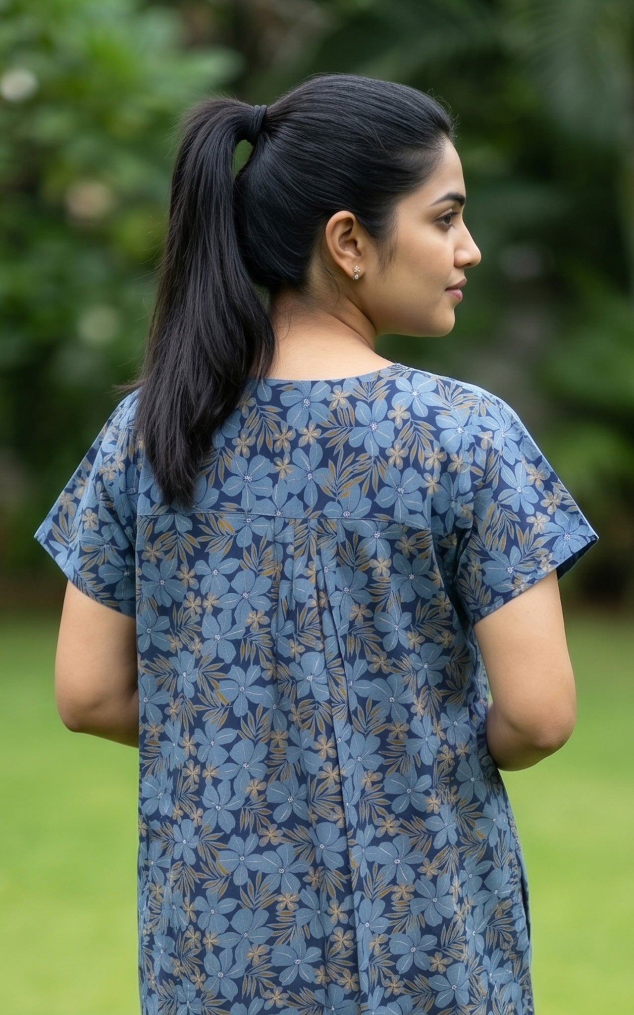 Cotton Straight Fit Nighty-162SS22A