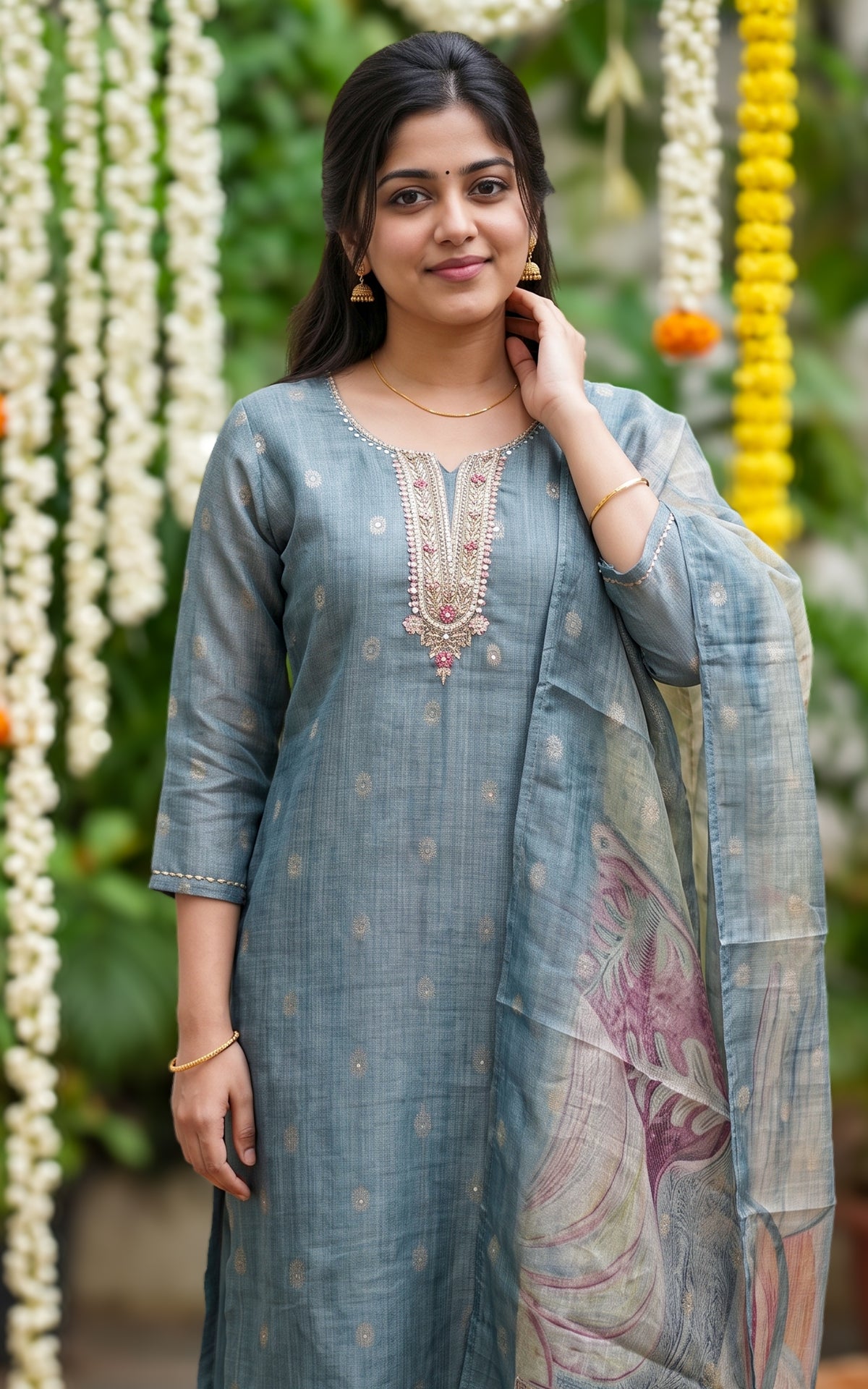 Ramitha (Kurti+Pant+Dupatta)