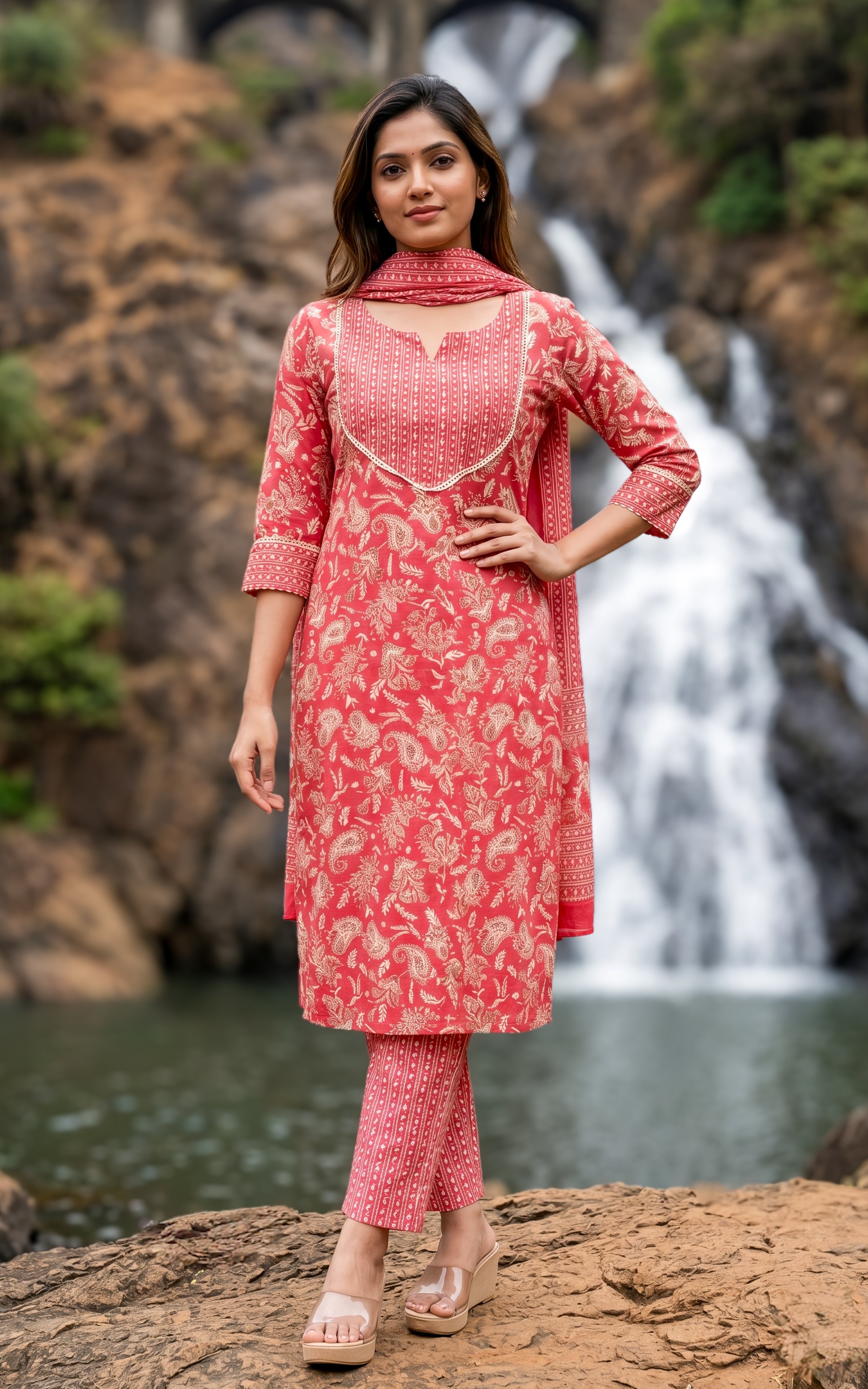 Cotton kurti set for women