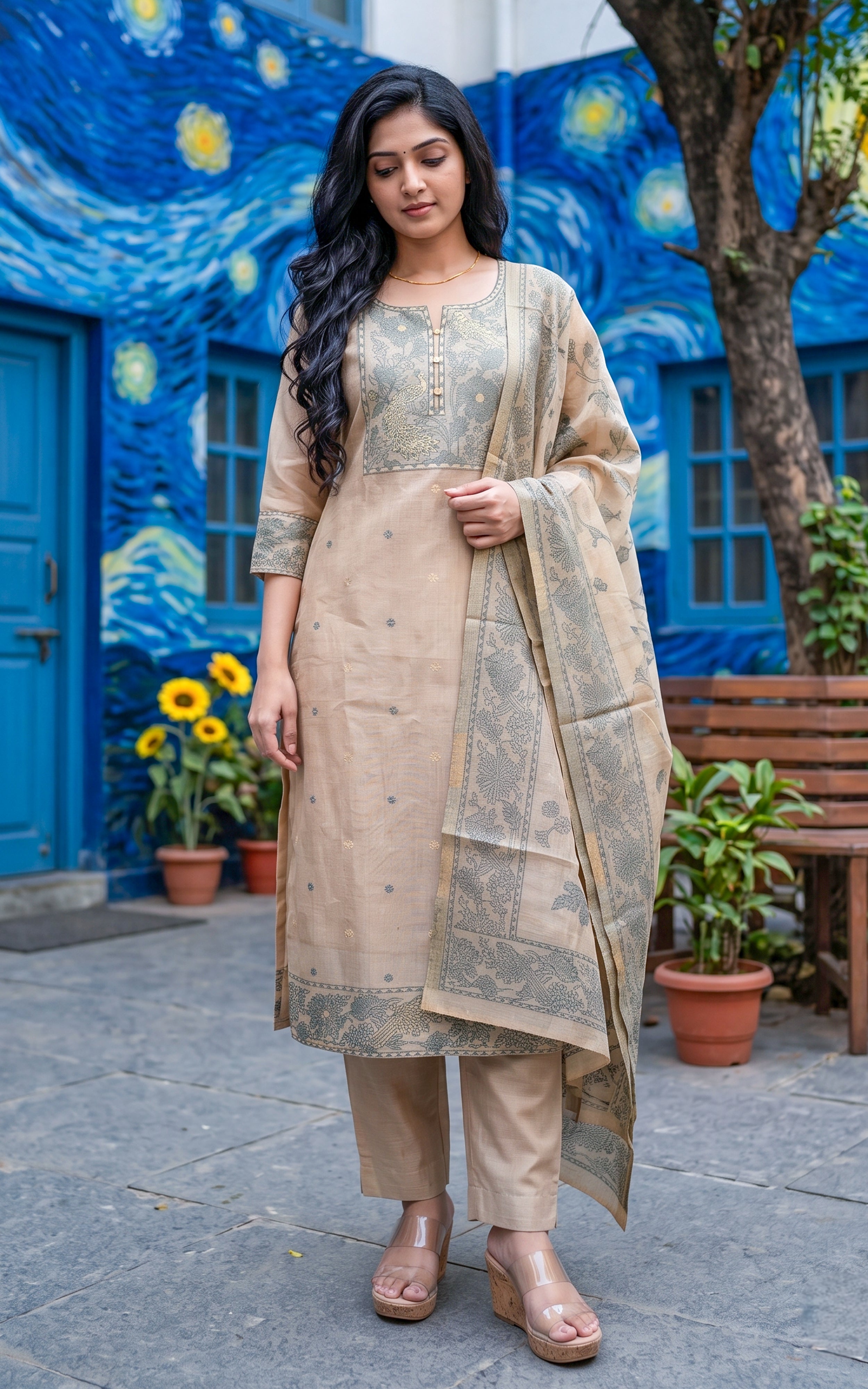 Bhavani (Kurti+Pant+Dupatta)