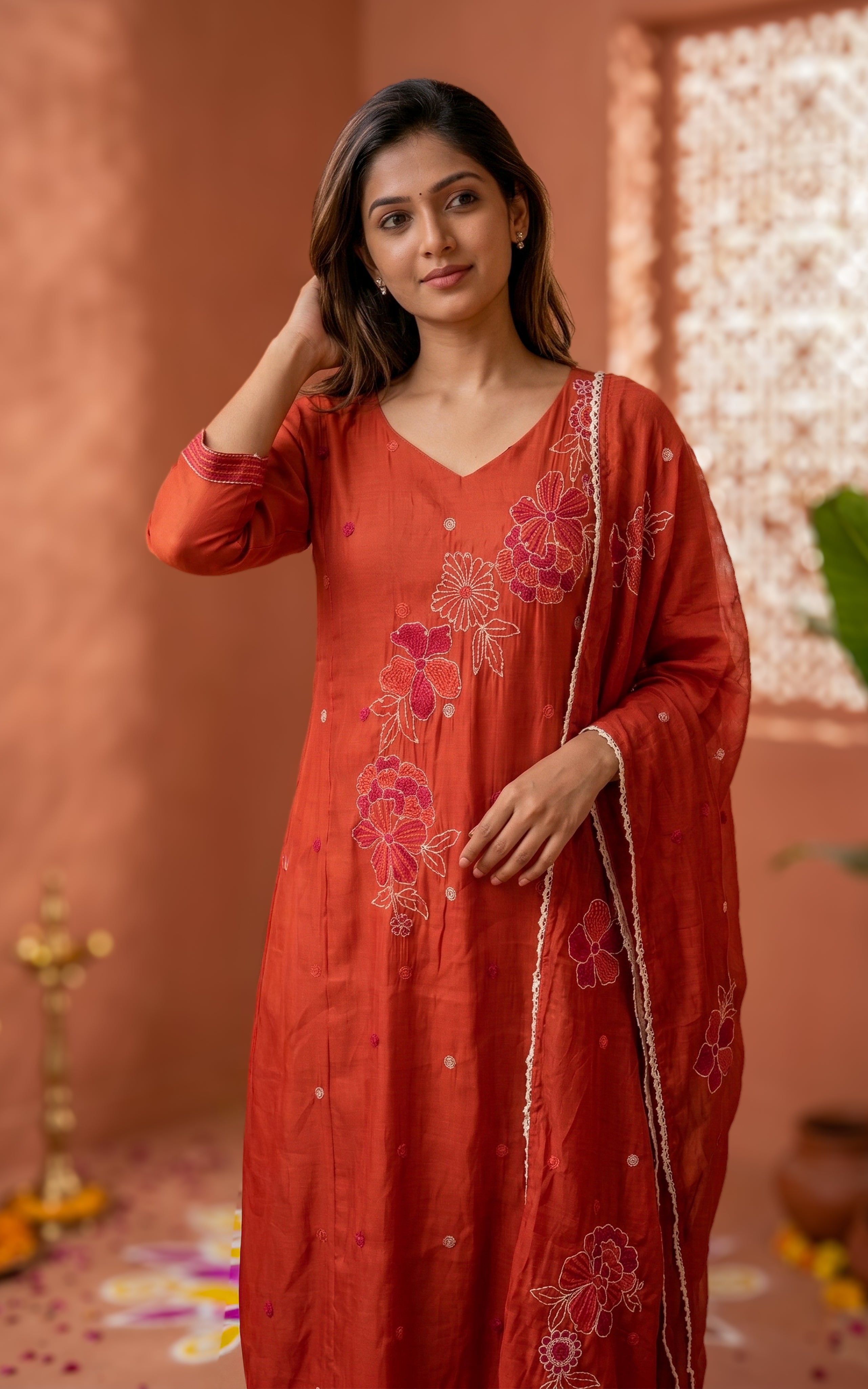 Yashika (Kurti+Pant+Dupatta)