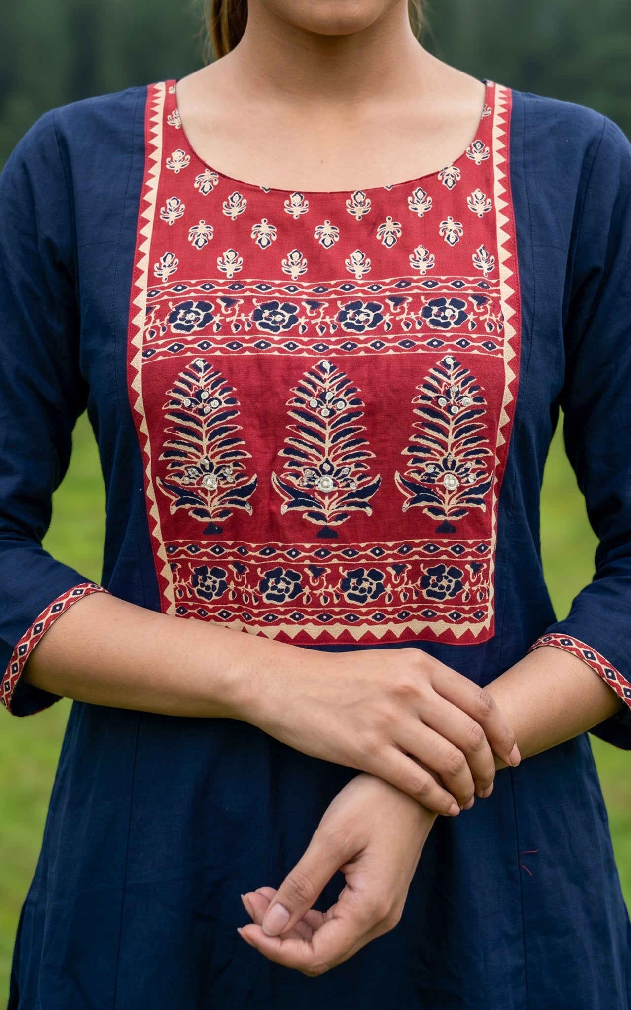 Renuka Navy Blue