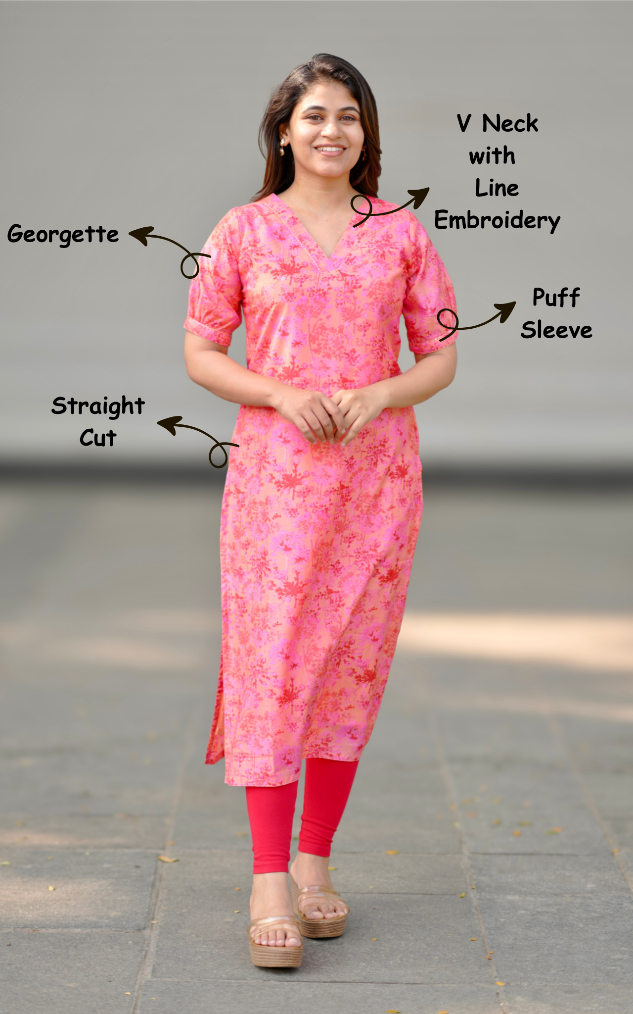 Ethnic Georgette Kurti for Women
Casual Orange Georgette Kurti for Women
Elegant Georgette Kurti for Women