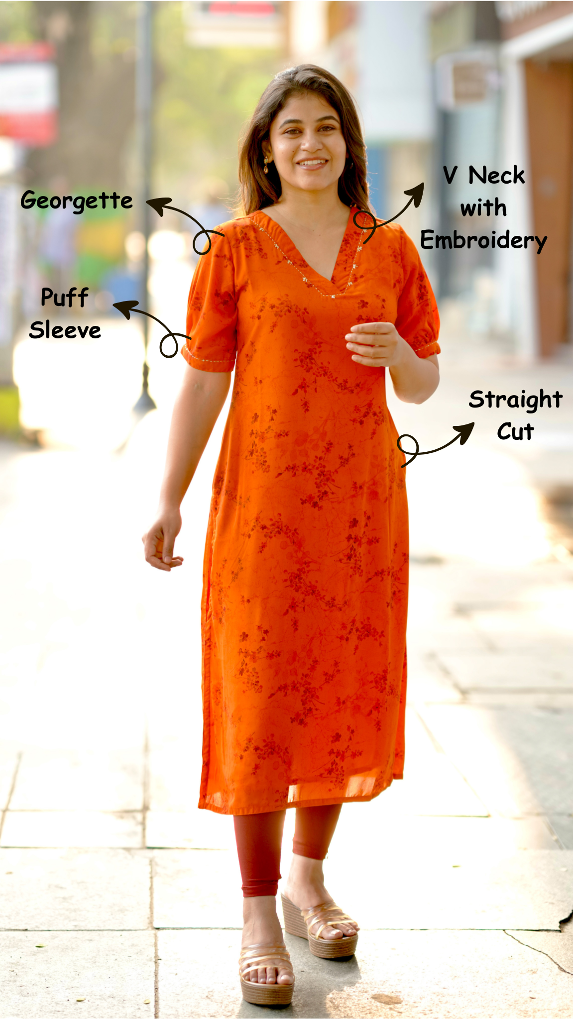 Elegant Georgette Kurti for Women