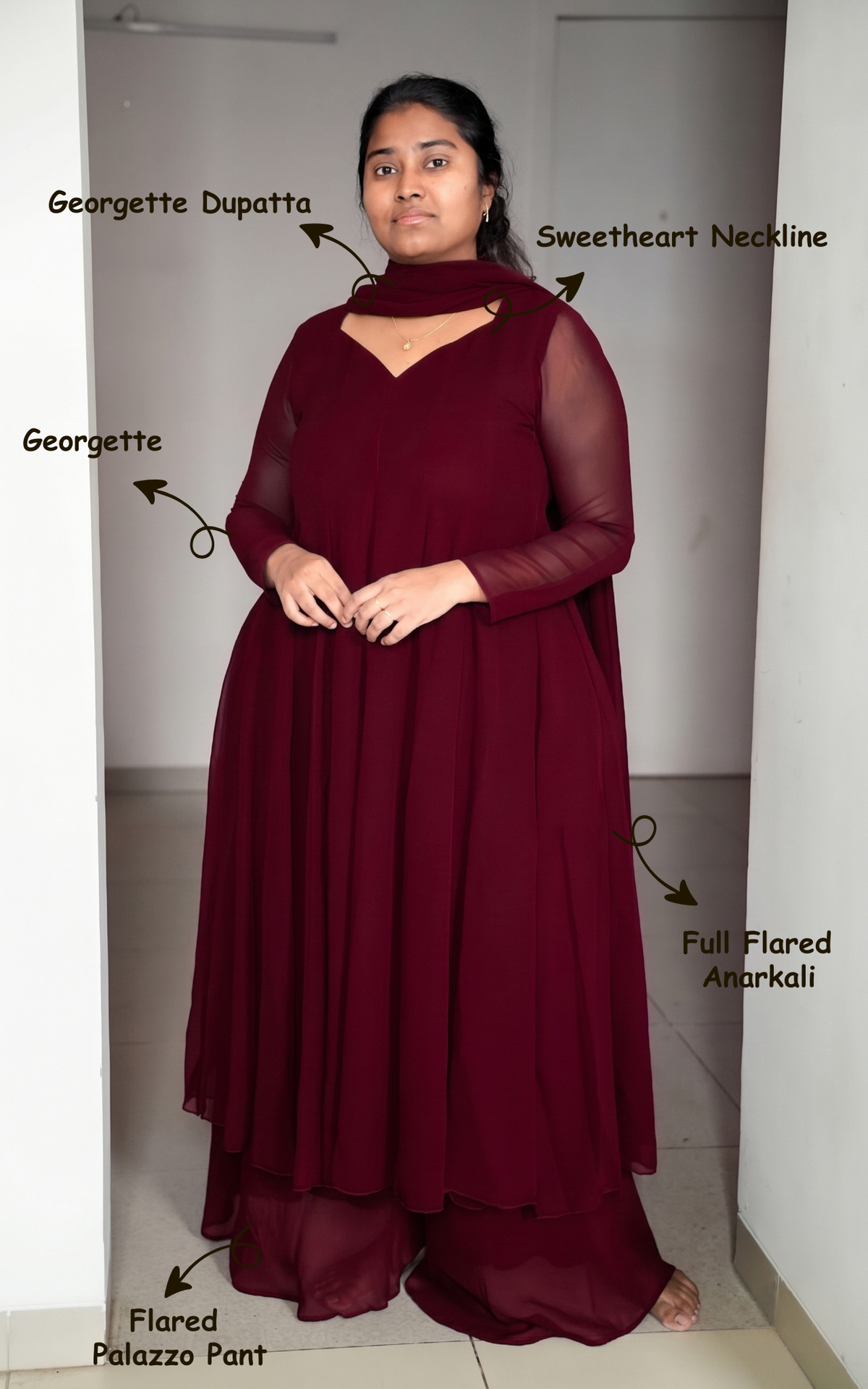 Kadhalar Dhinam Inspired D (Kurti+Pant+Dupatta)