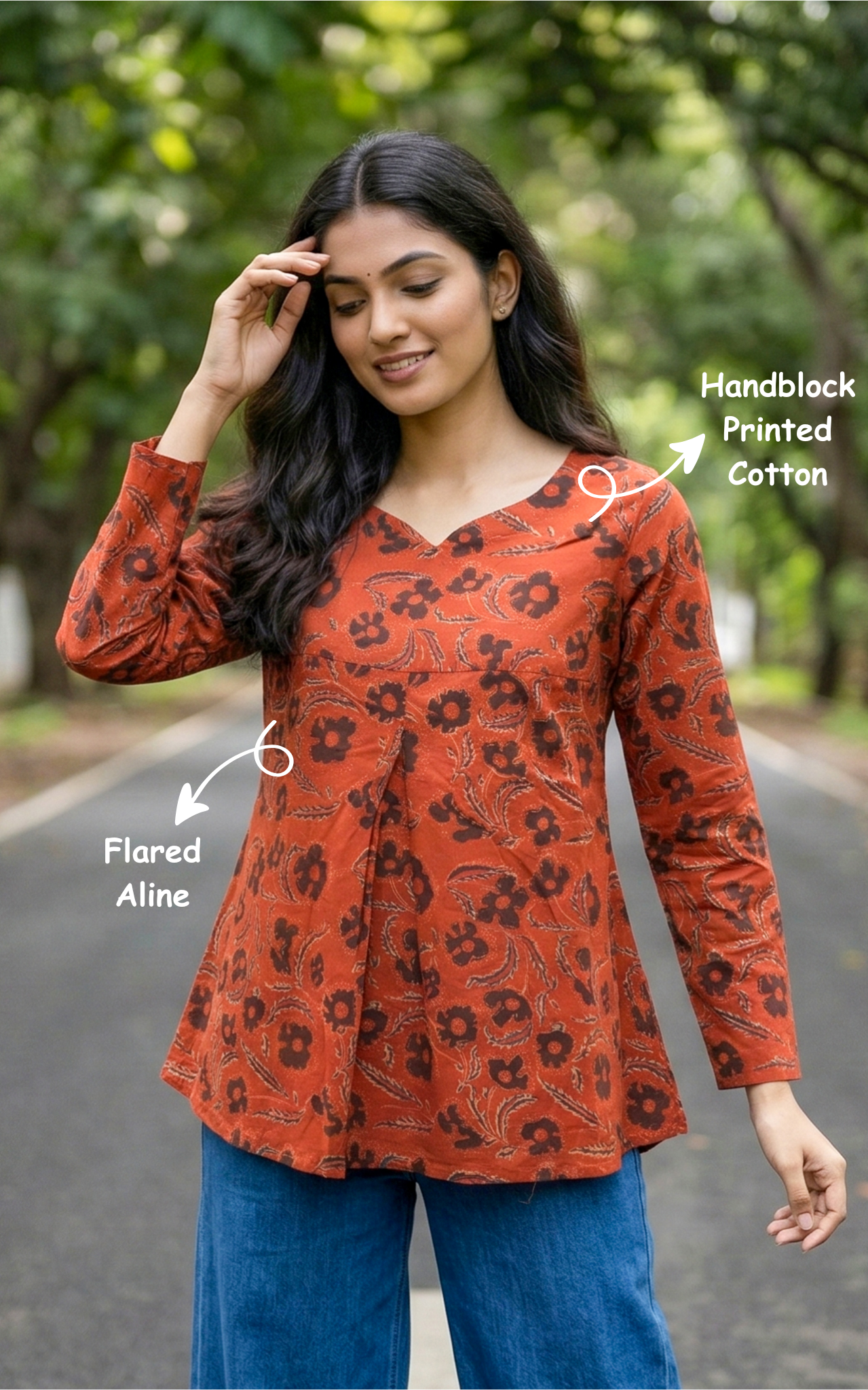Casual Maroon Cotton Top for Women
Flared Cotton Top for Women
Stylish Maroon A-line Top for Women