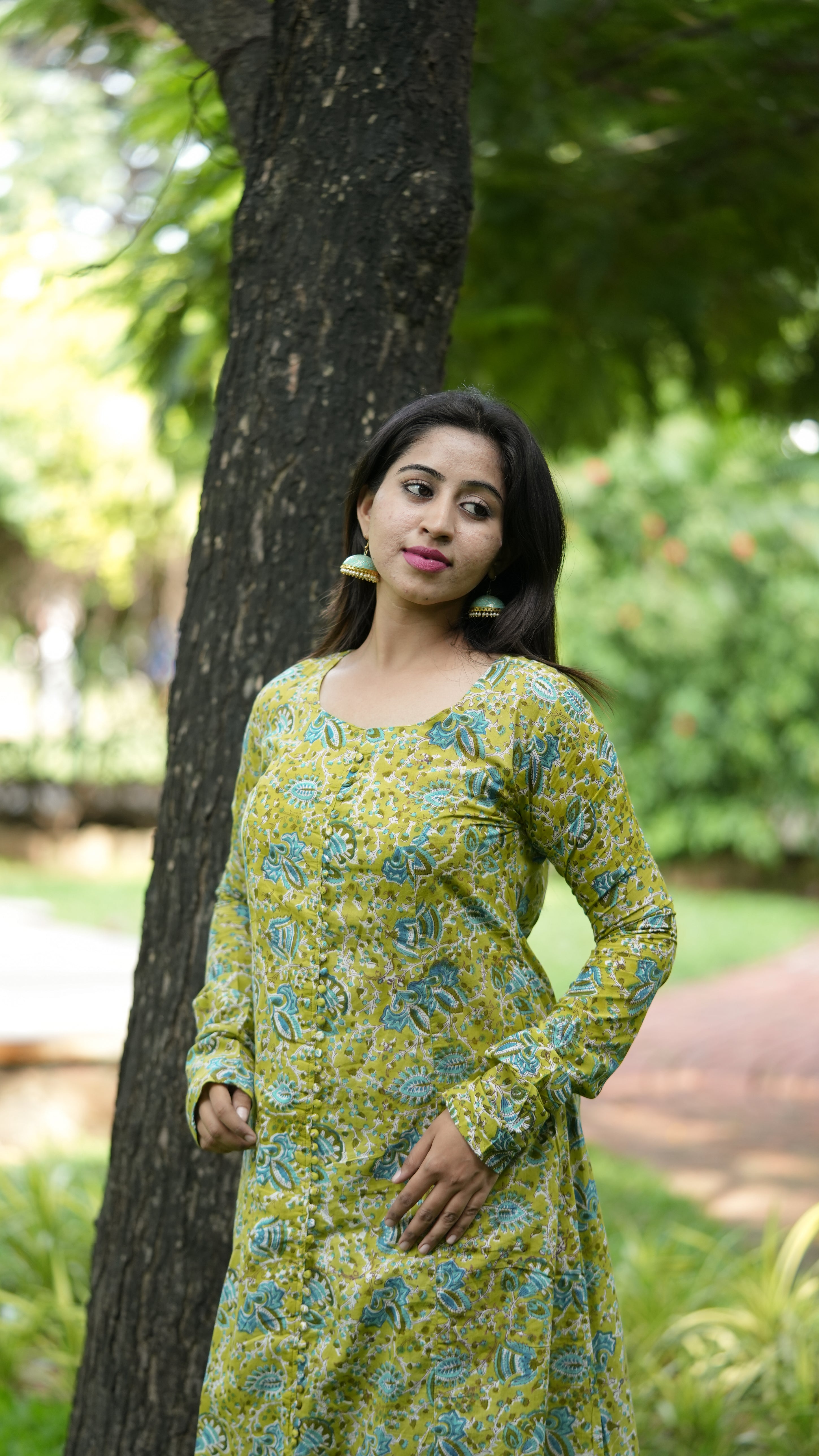 Mehendi Green Shirt with Capri for Girls – Seasons Chennai