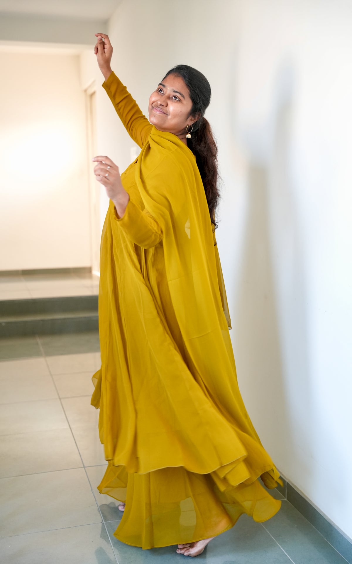 Kadhalar Dhinam Inspired E (Kurti+Pant+Dupatta)