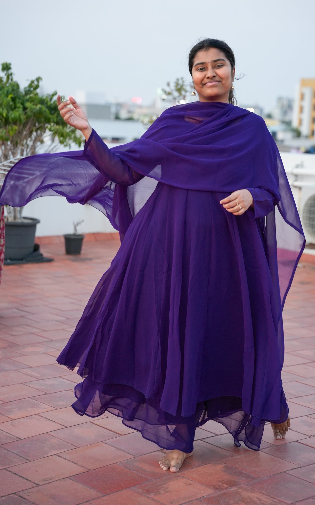 Kadhalar Dhinam Inspired A (Kurti+Pant+Dupatta)