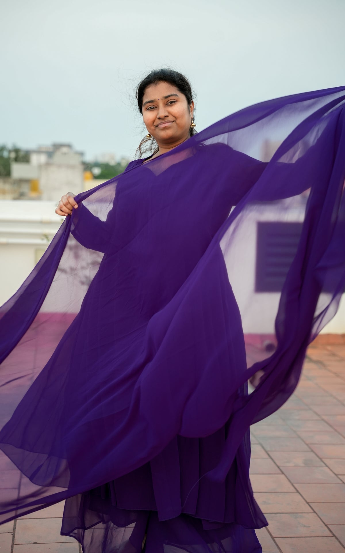 Kadhalar Dhinam Inspired A (Kurti+Pant+Dupatta)