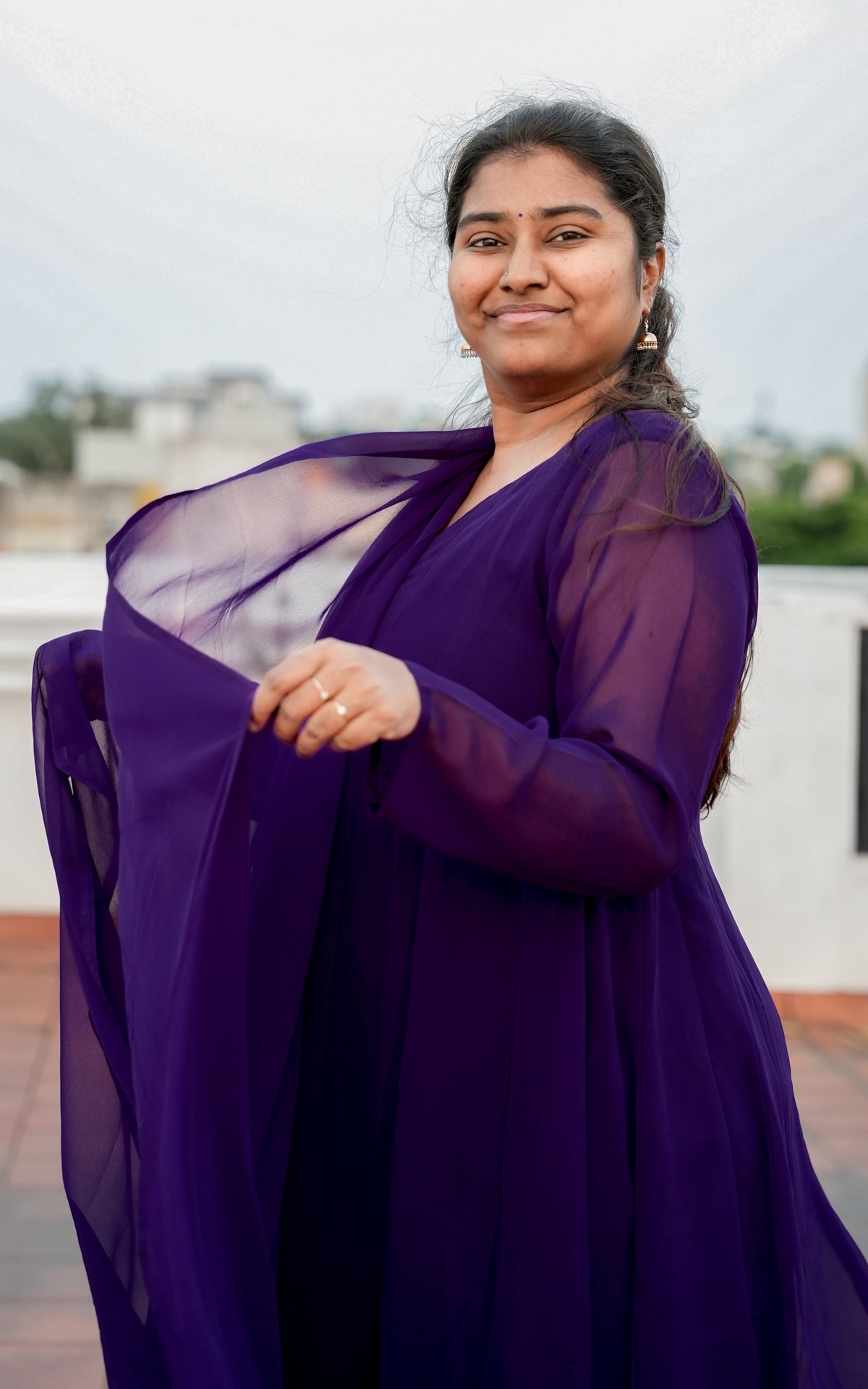 Kadhalar Dhinam Inspired A (Kurti+Pant+Dupatta)