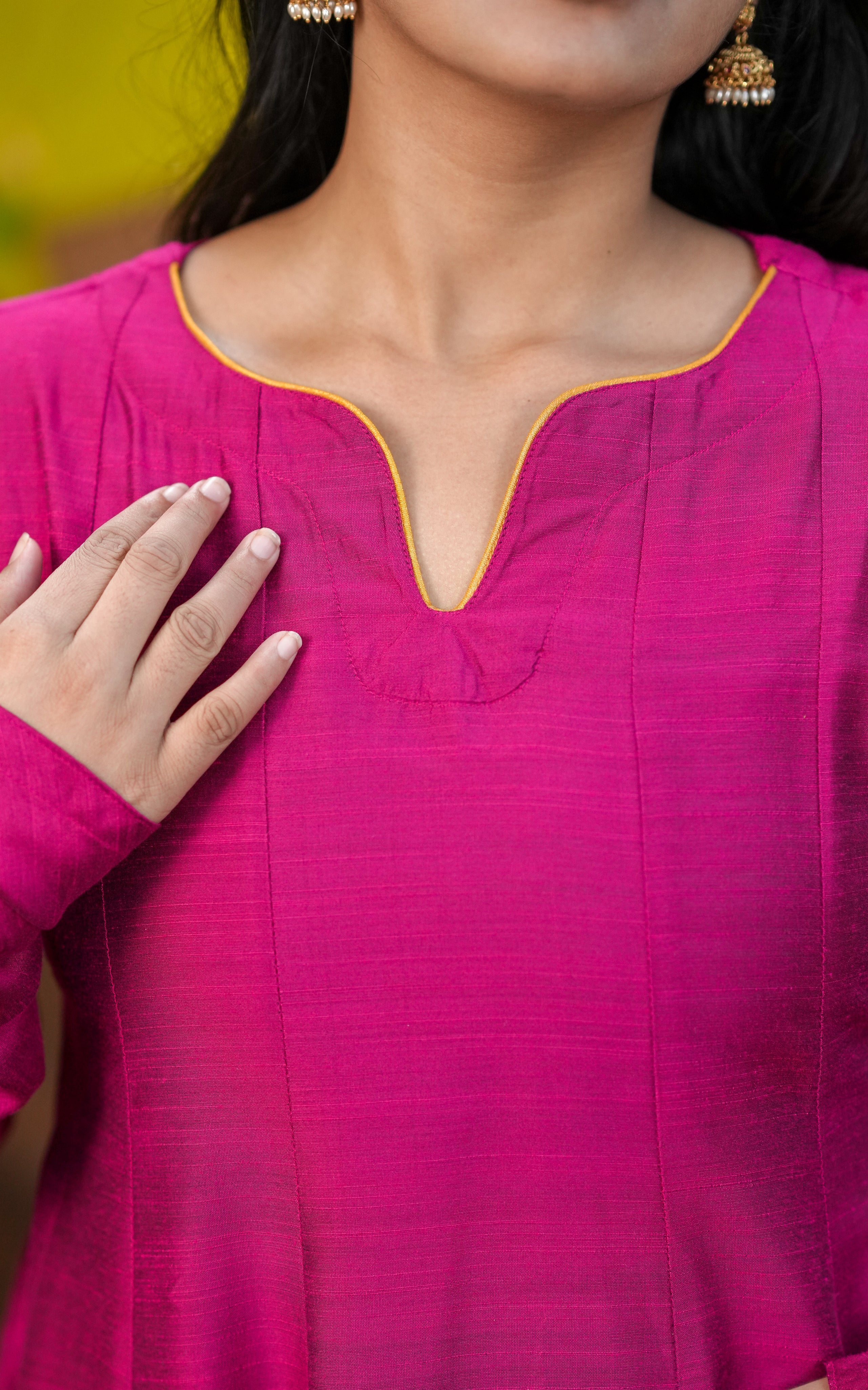 Long Anarkali gown-style kurti