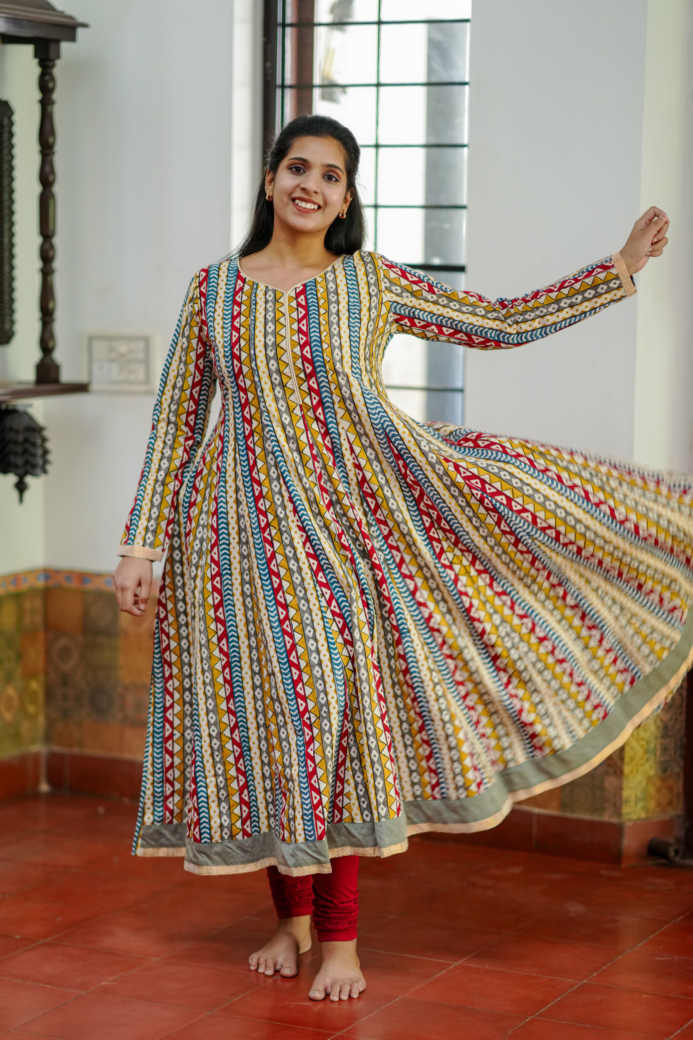 comfortable south cotton kurti for daily use
casual cotton flared kurti with pocket
daily wear multicolor anarkali kurti
soft cotton kurti with side pocket