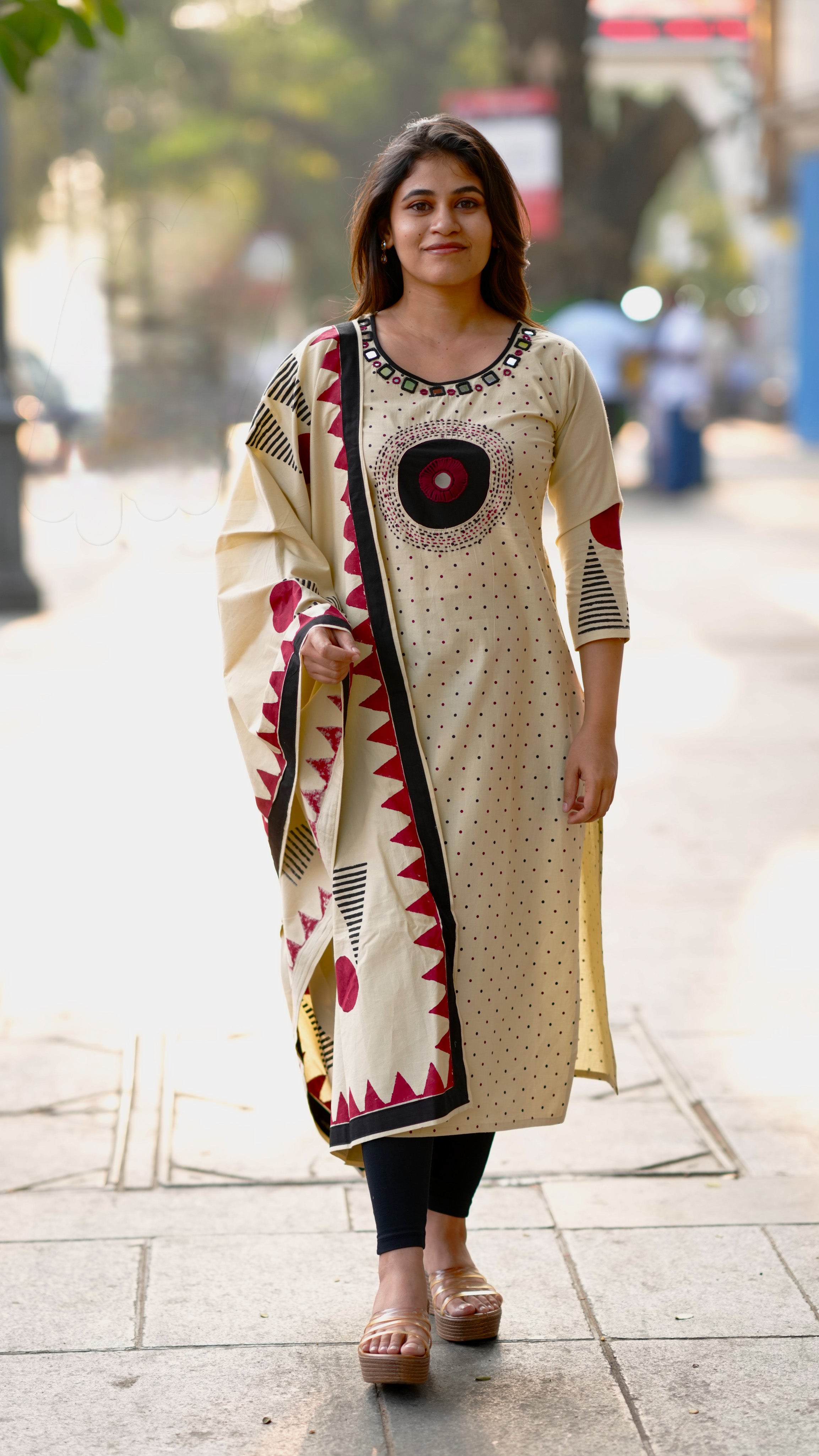 Nikisha Handblock (Kurti+Dupatta)