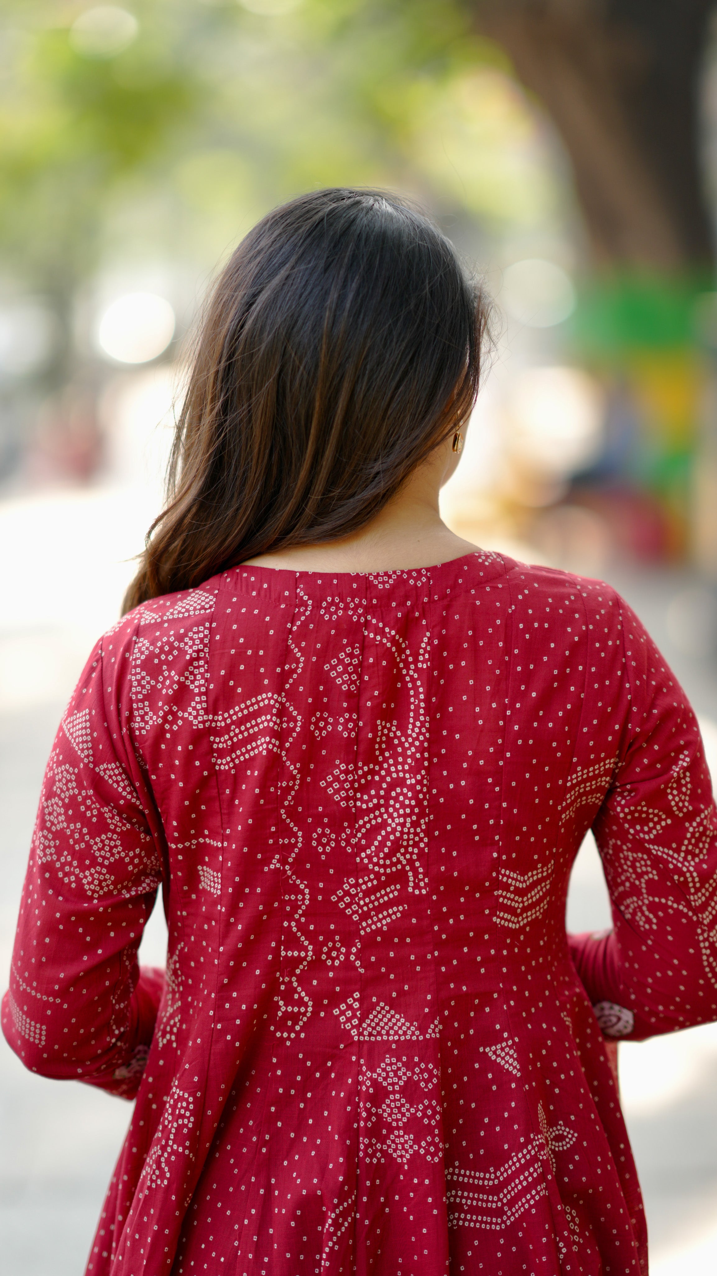 Madhumithra Red (Kurti+Dupatta)