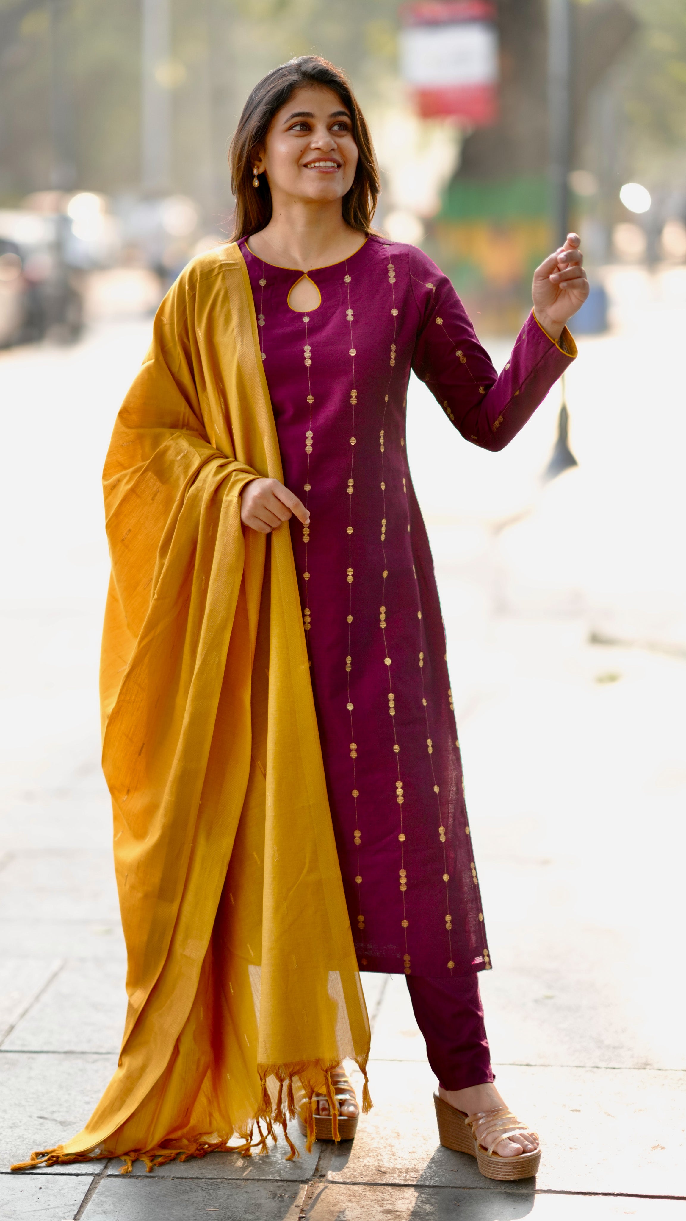 Nakshathra I (Kurti+Dupatta)